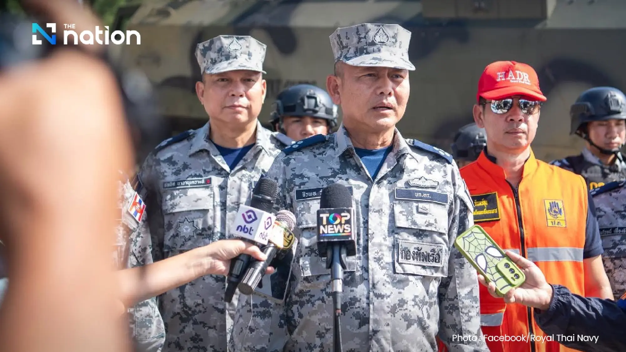 Navy chief commands marine operations in Trat
