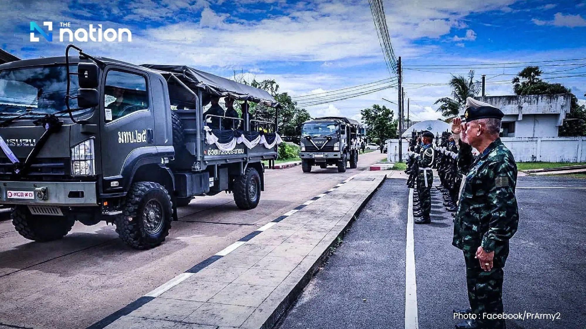 Thai military honours fallen soldiers killed in border clash with Cambodia