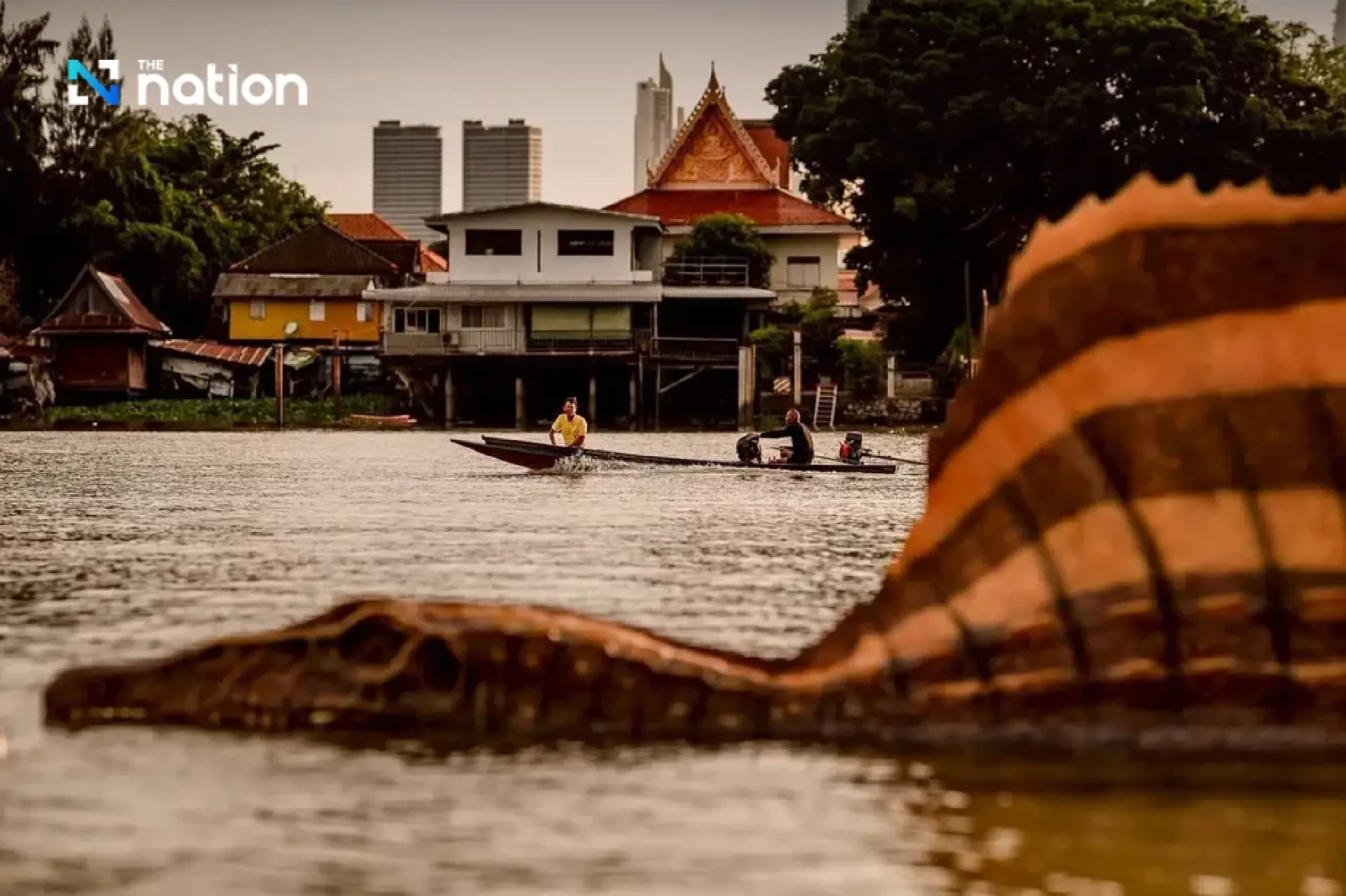 Dinosaurs invade Chao Phraya River to celebrate launch of Jurassic World Rebirth
