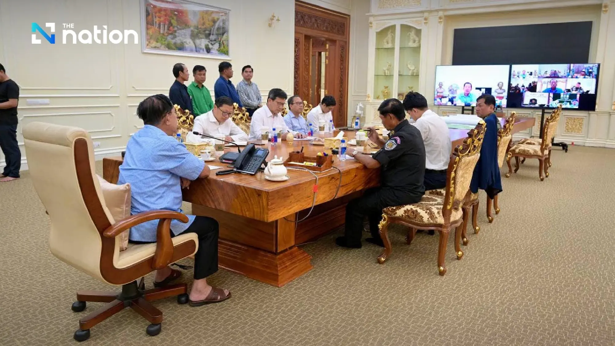 Cambodian media denies Hun Sen fled, says he's commanding military operations