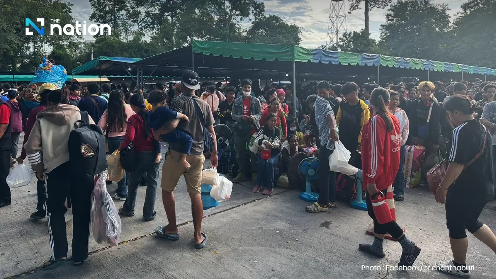 Over 2,000 Cambodians Flee Back Across Checkpoint Following Thai-Cambodian Clashes