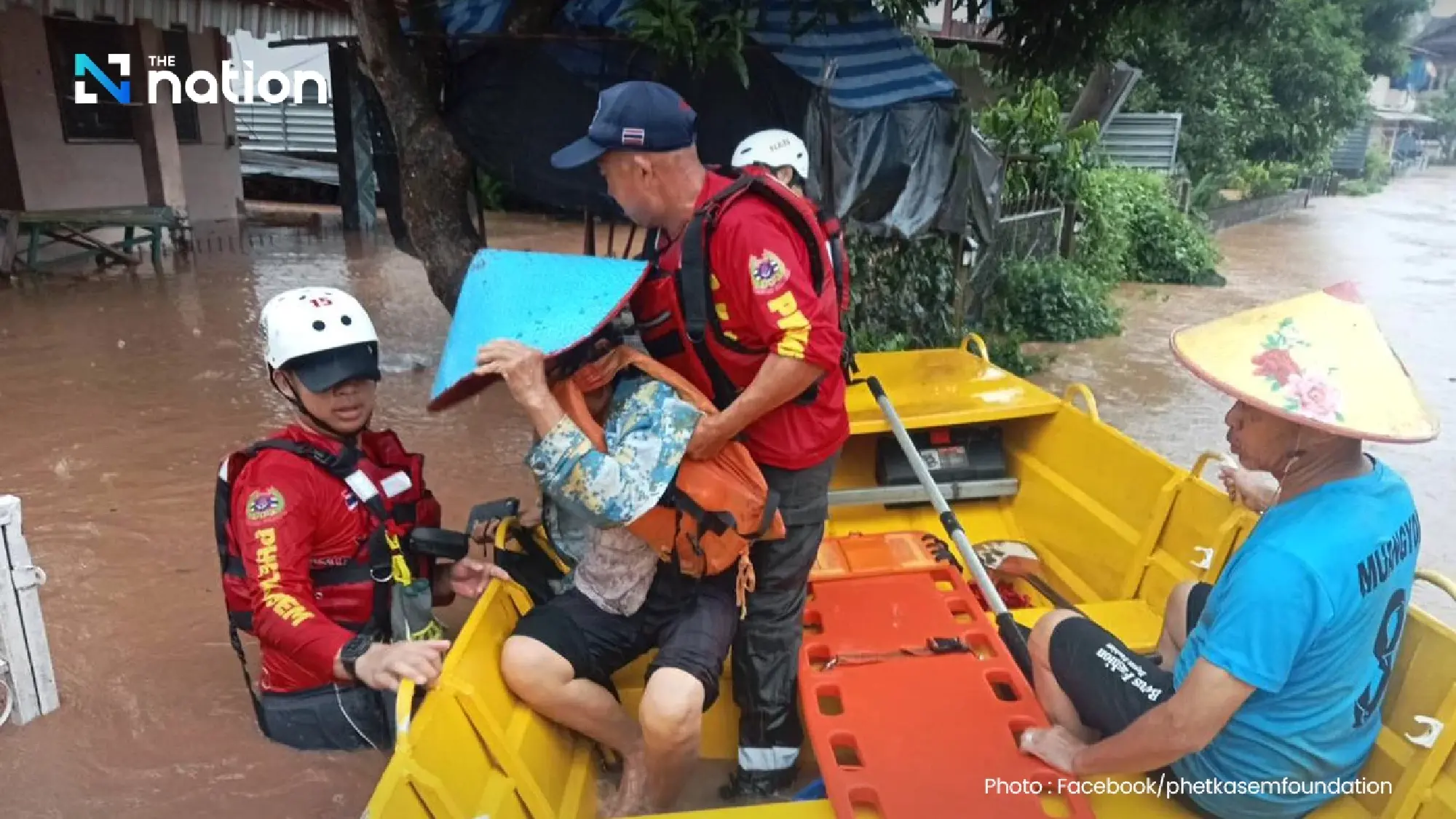 Nan hit by run-off as heavy rains from storm Wipha pound region