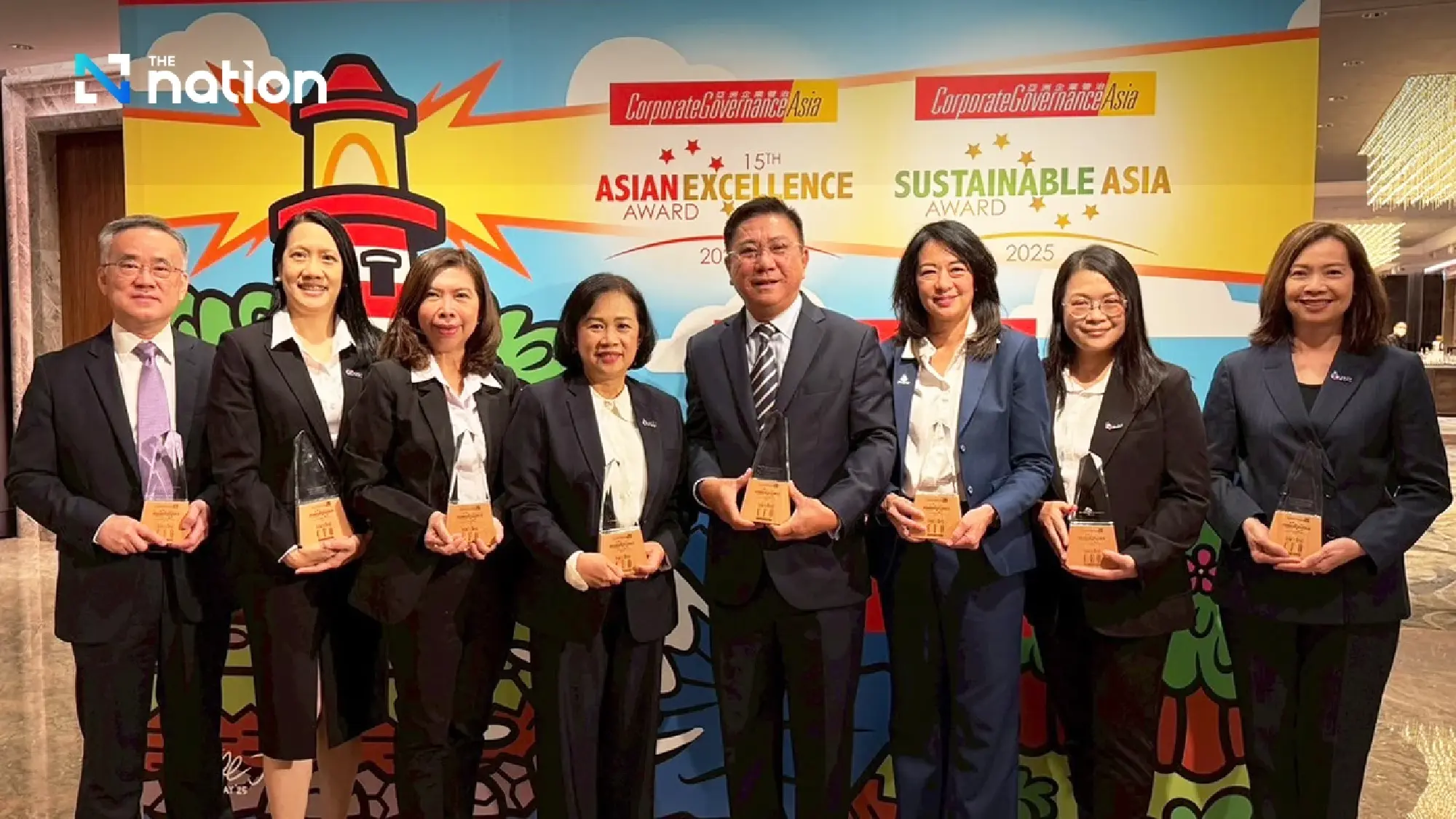 PTT achieved eight Asian Excellence Awards with the most wins in Thailand