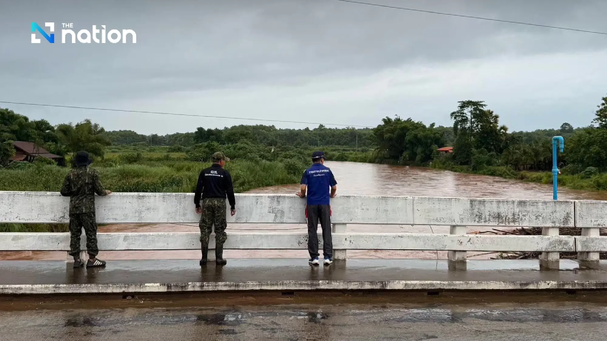 Flood warnings issued for low-lying areas as Sai River overflows in Chiang Rai