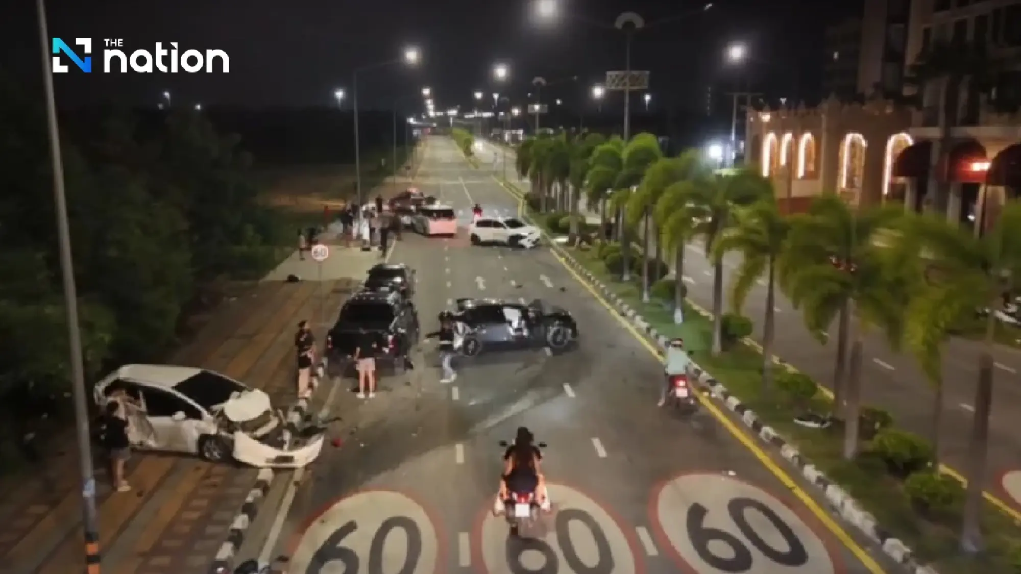 South Korean tourist blames airbag for eight-vehicle pileup in Pattaya