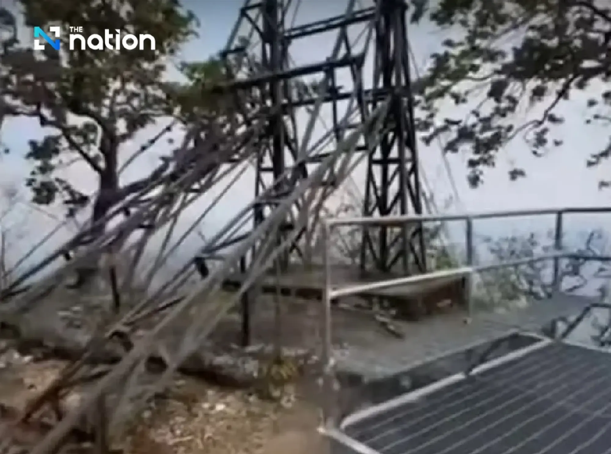 Thai troops demolish Cambodian stairs, cable car on Phu Makua