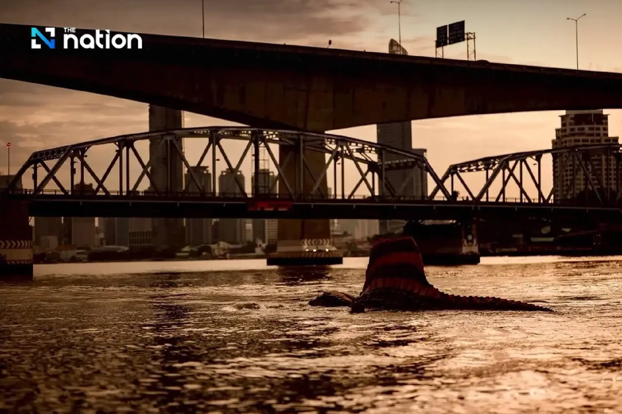 Dinosaurs invade Chao Phraya River to celebrate launch of Jurassic World Rebirth