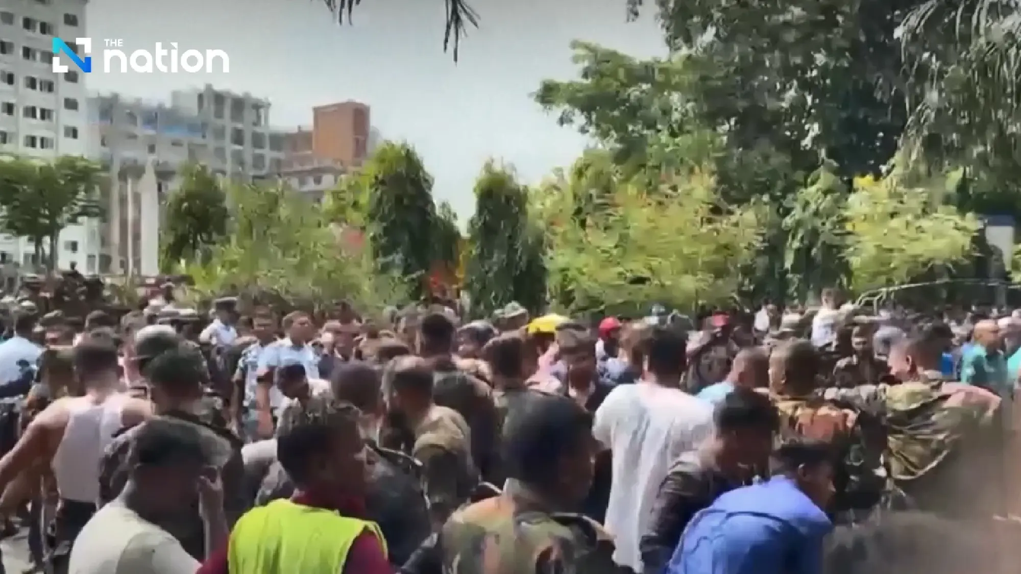 At least 19 killed, scores injured as Bangladesh air force jet crashes into college campus