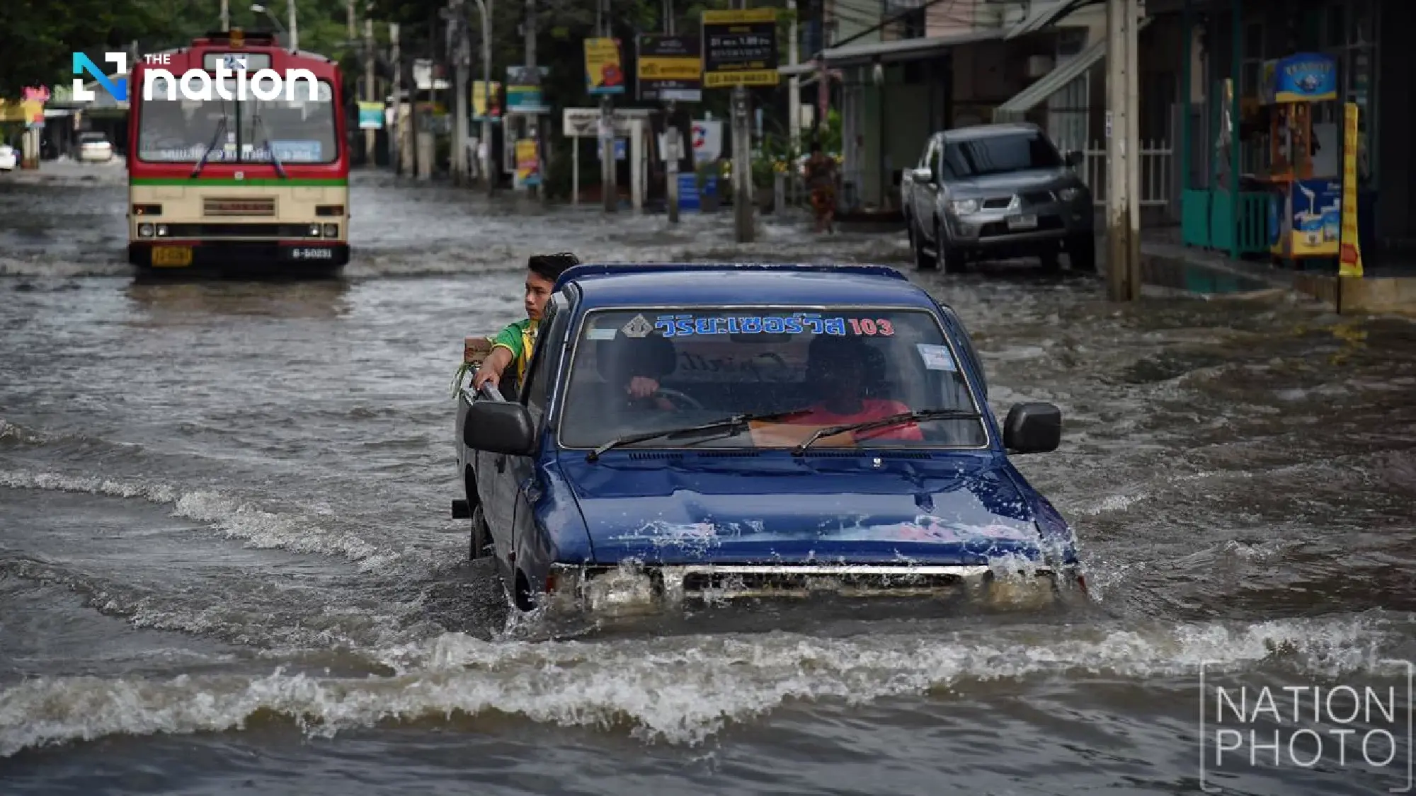 Strong monsoon brings heavy rain, flash flood risk and 3-metre waves to Thai coast