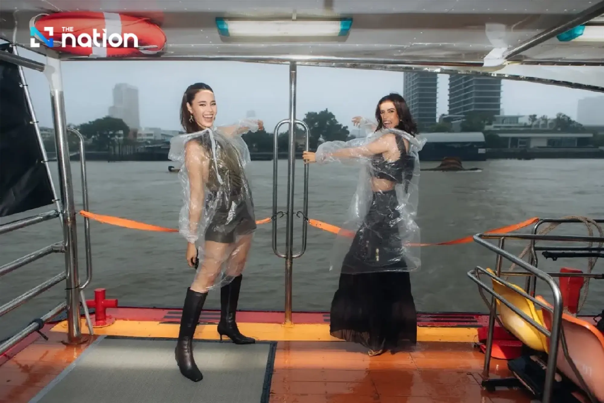 Dinosaurs invade Chao Phraya River to celebrate launch of Jurassic World Rebirth