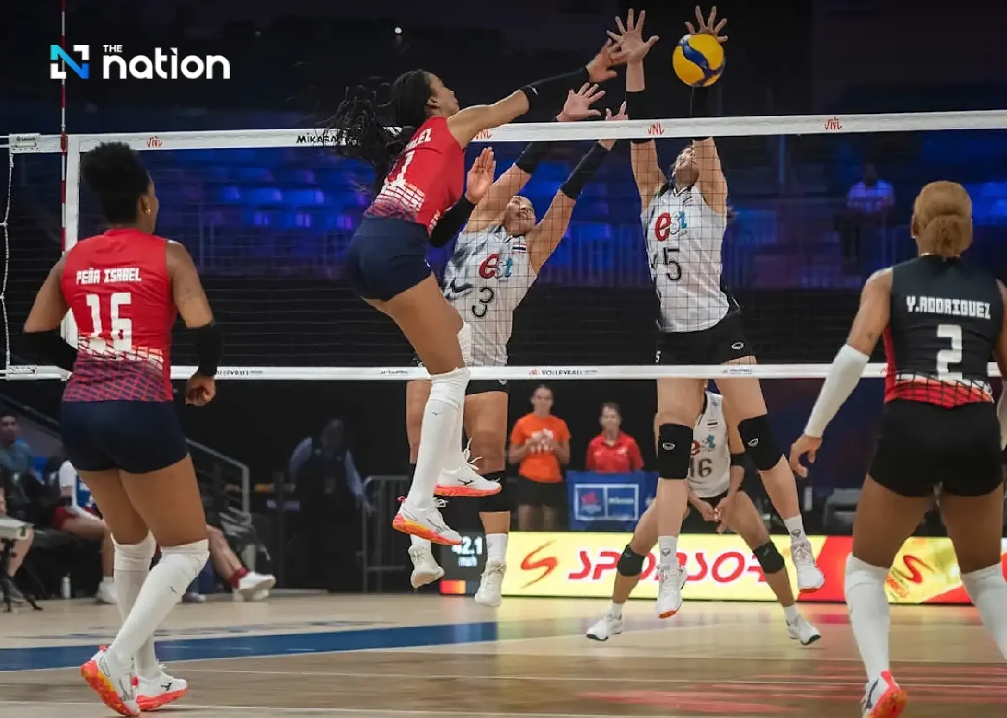 Thai women’s volleyball team loses 0–3 to Dominican Republic in VNL 2025