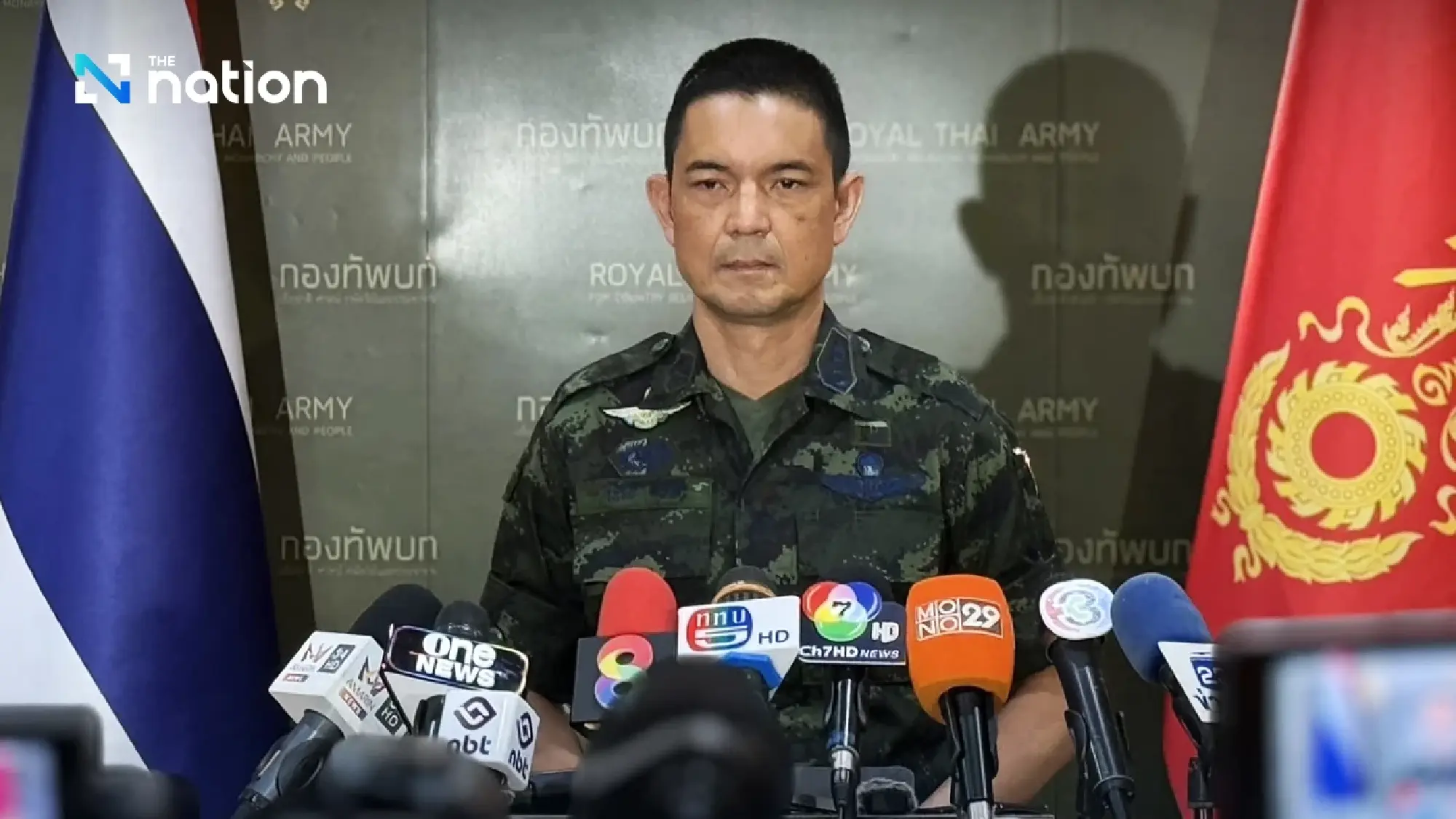 Major General Winthai Suvaree, Army spokesperson