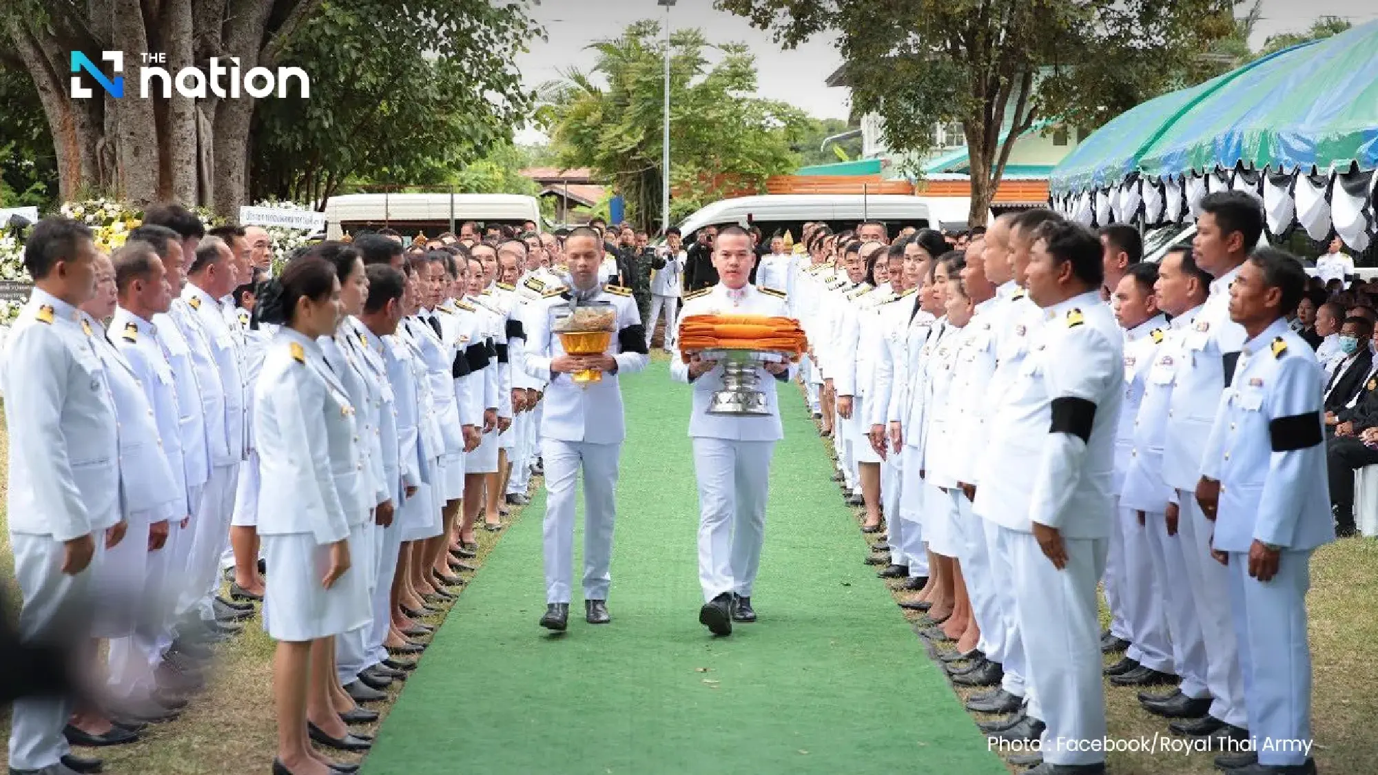 His Majesty grants royal cremations for five fallen Thai soldiers