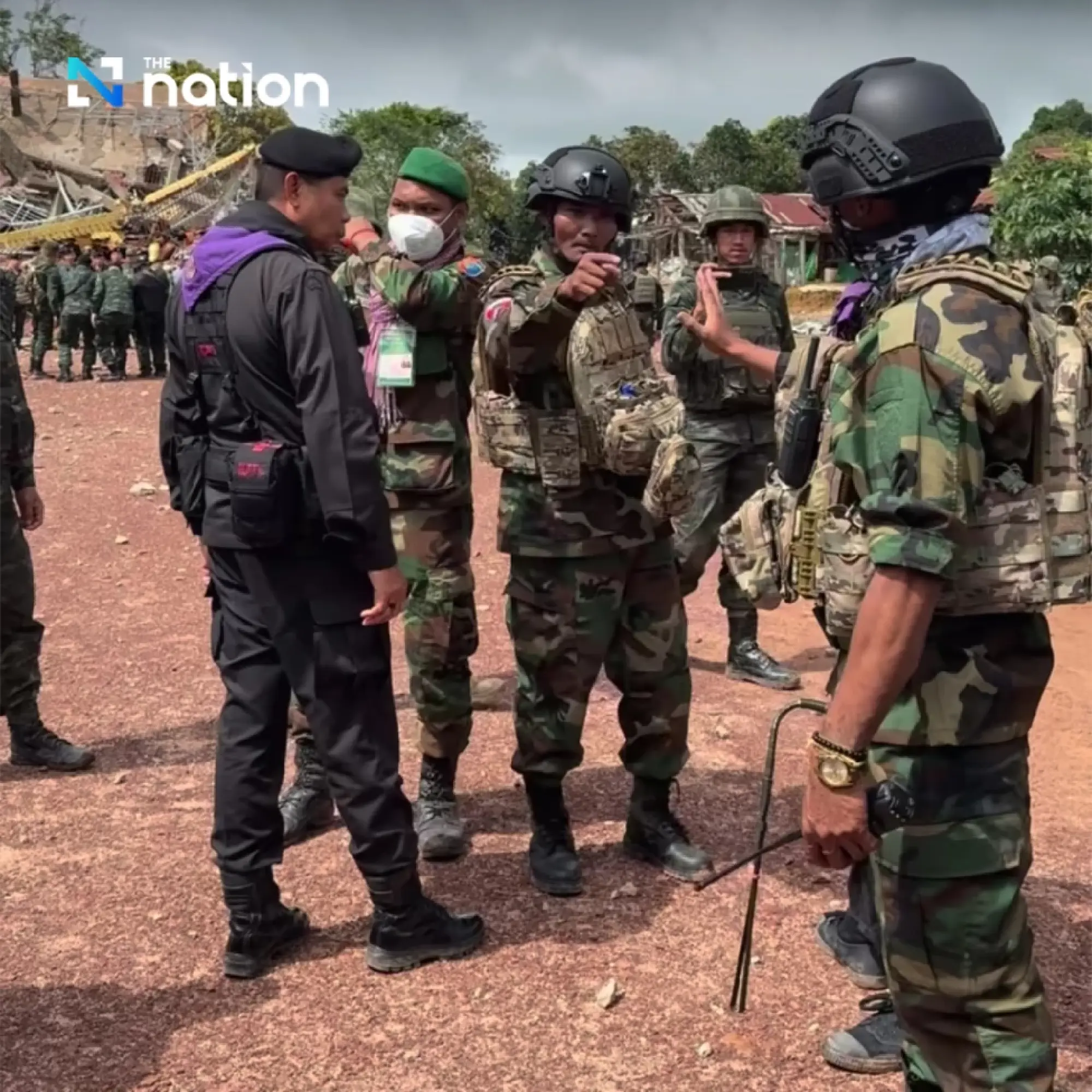 Cambodian troops disrupt ASEAN IOT observation at Chong An Ma