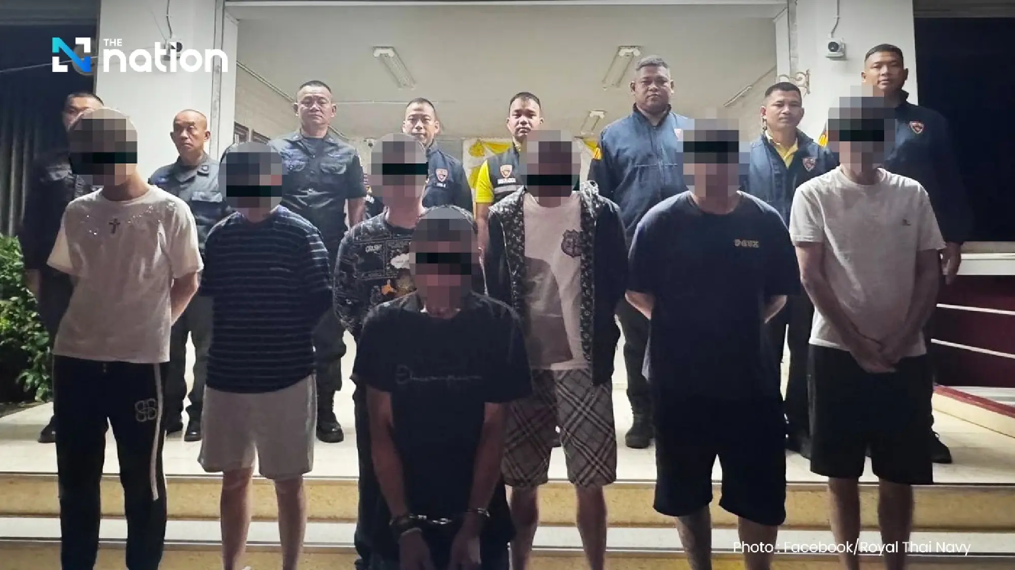 Six alleged Chinese online scammers arrested with Thai helper in Chanthaburi