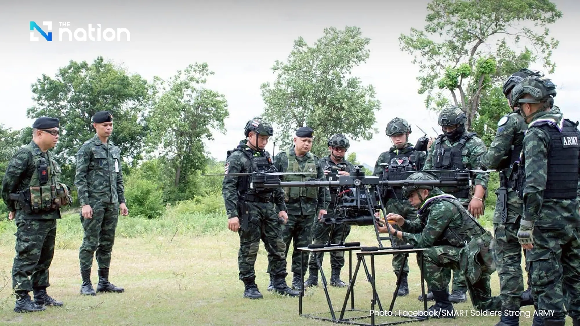 Ratchamanu Task Force holds 5th combat drone training for border defence