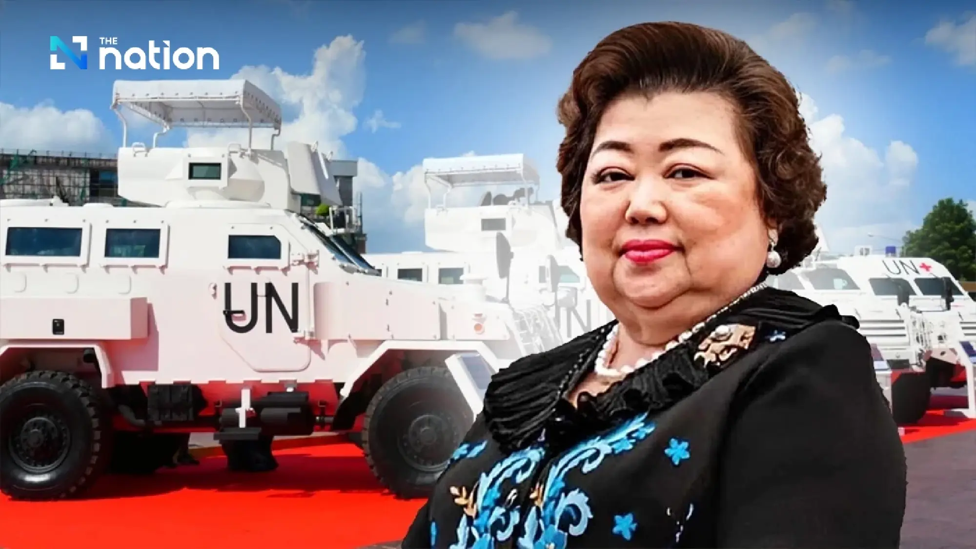 Thai-built armoured carriers and repair teams join border operations