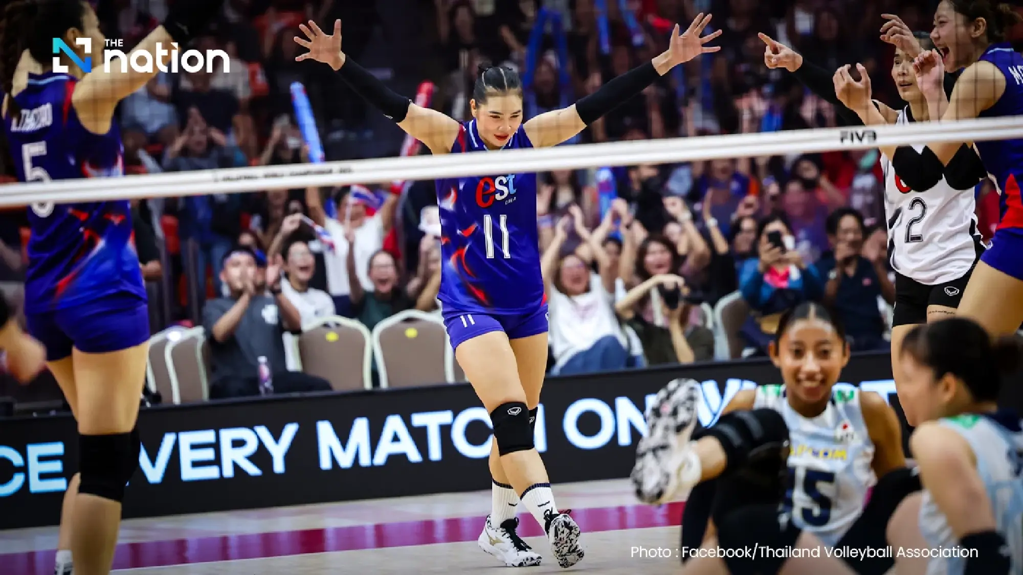 Thailand women’s volleyball team exit World Championship after 0-3 loss to Japan