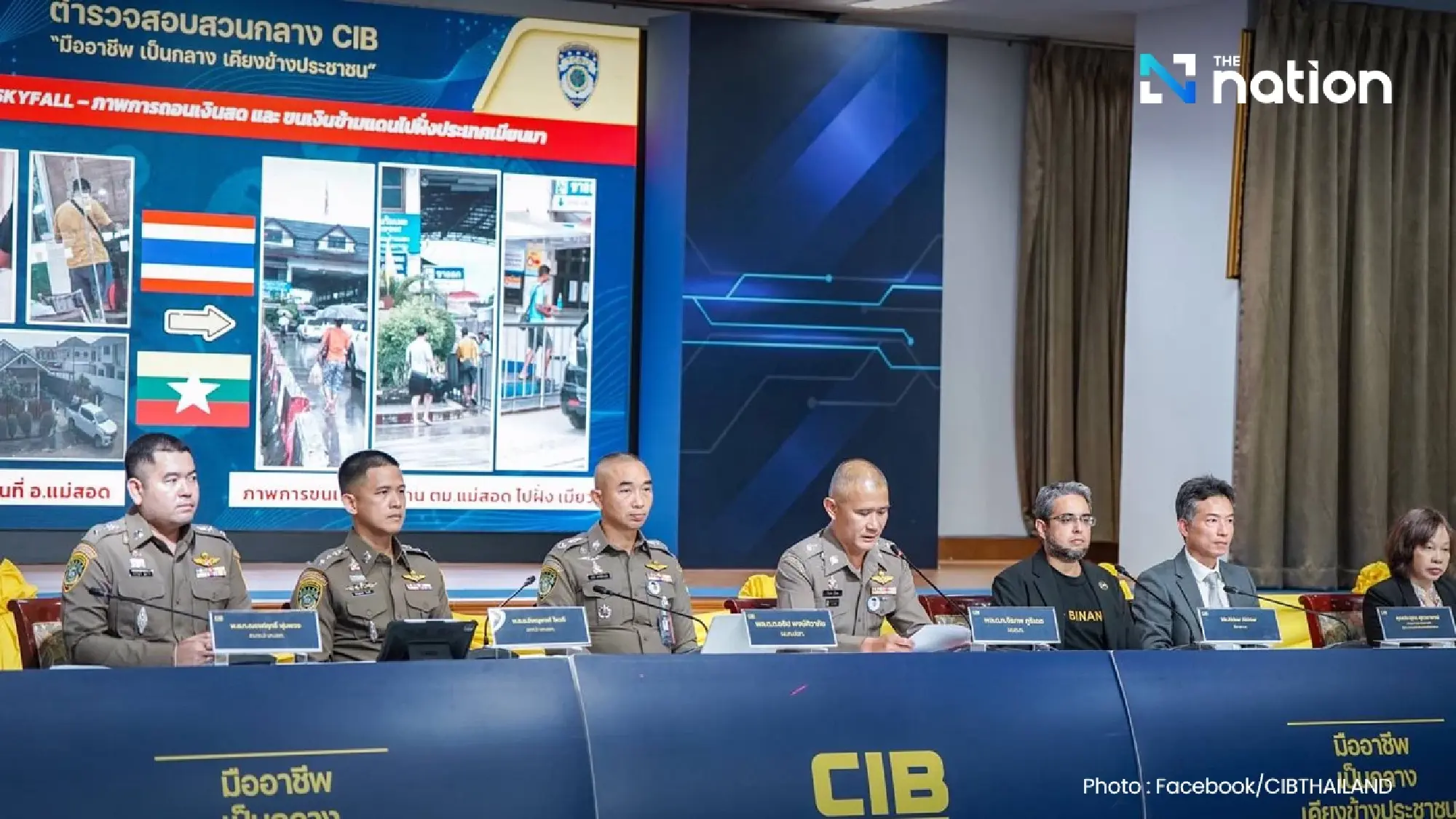 Authorities seize 46 million baht in cash from transnational money-laundering operation