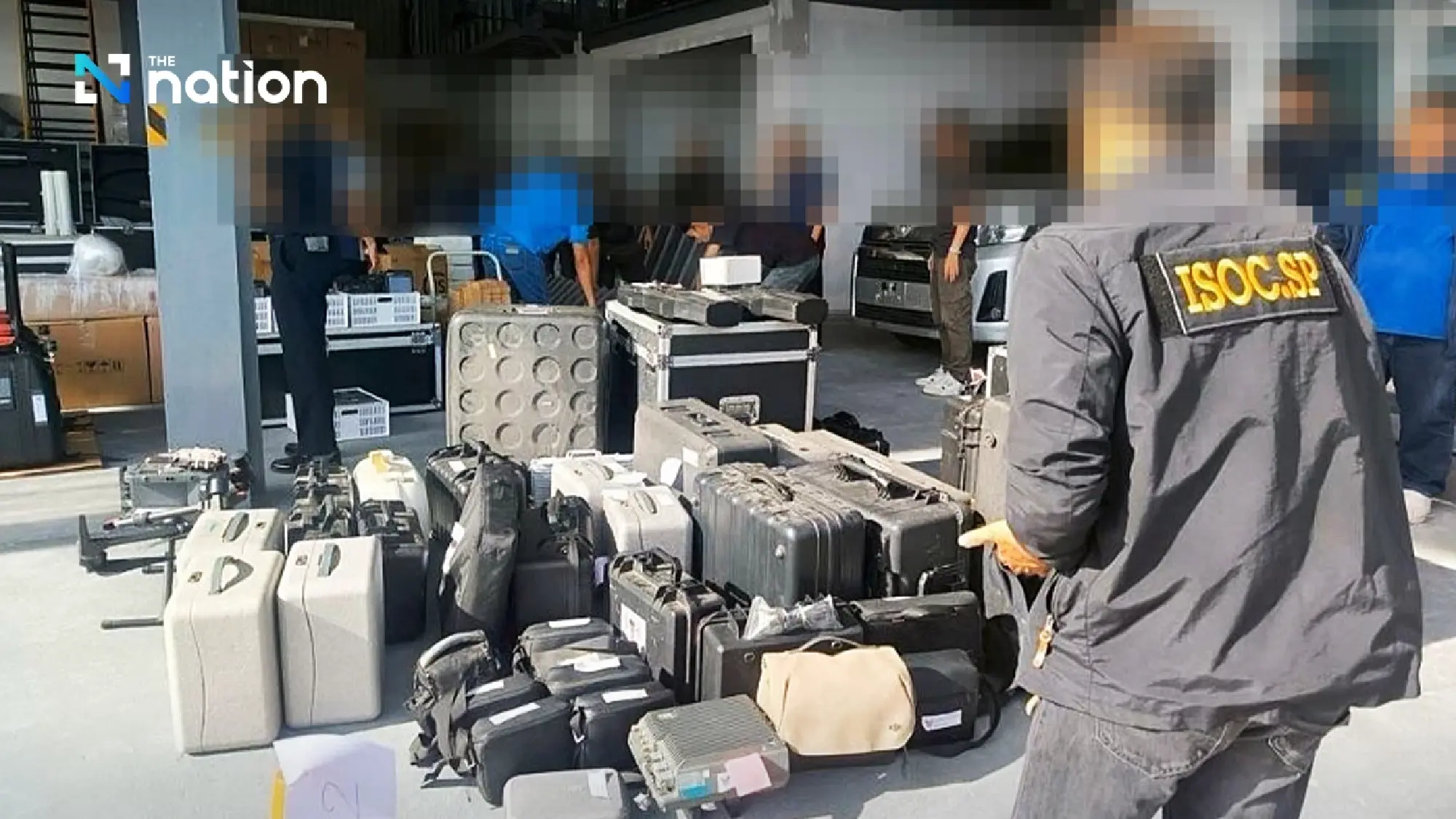 NBTC and police raid Samut Prakan warehouse, uncovering drones and signal jammers