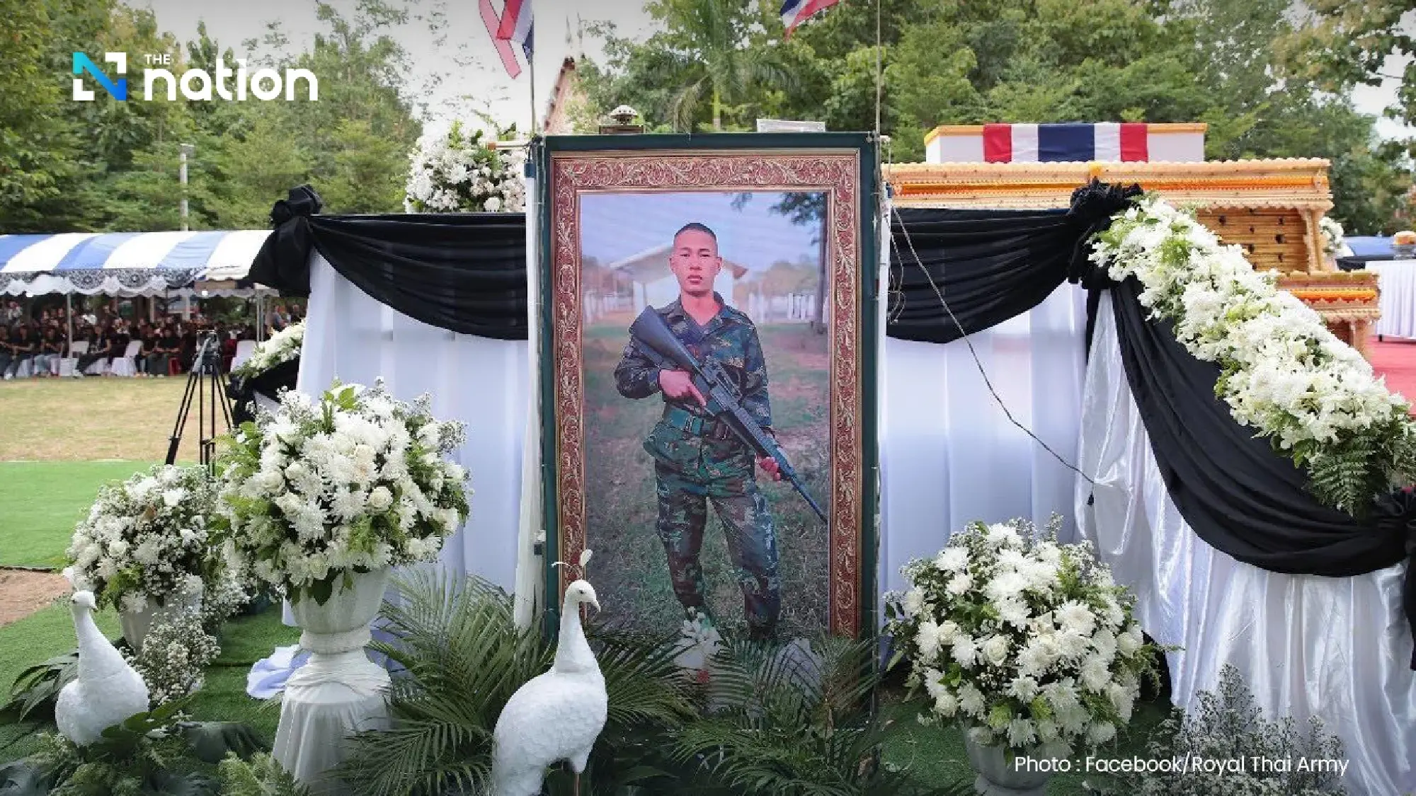His Majesty grants royal cremations for five fallen Thai soldiers