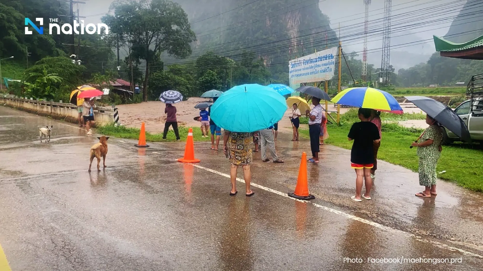 Severe flooding in Mae Hong Son as heavy rain causes flash flooding in multiple areas