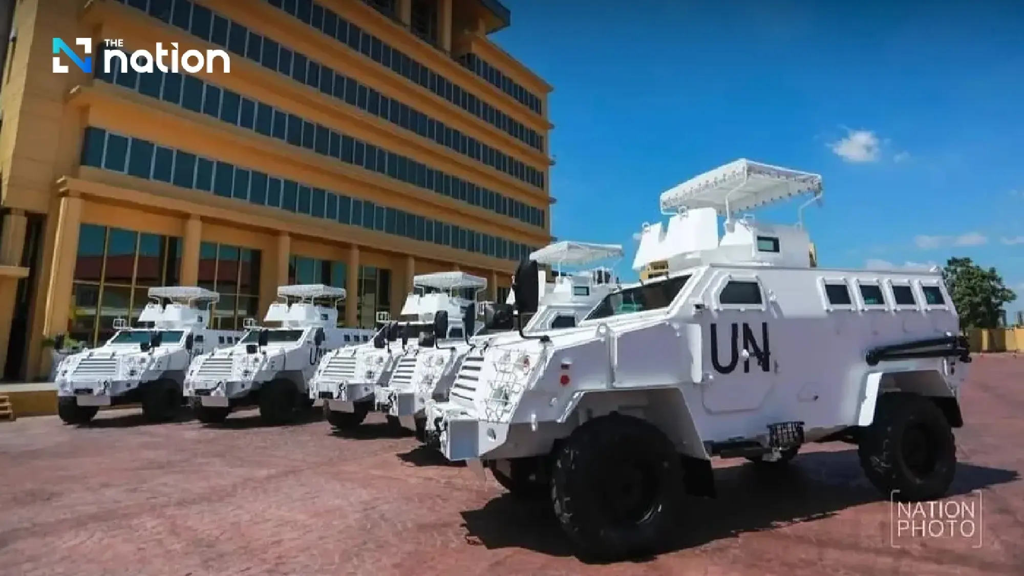 Thai-built armoured carriers and repair teams join border operations