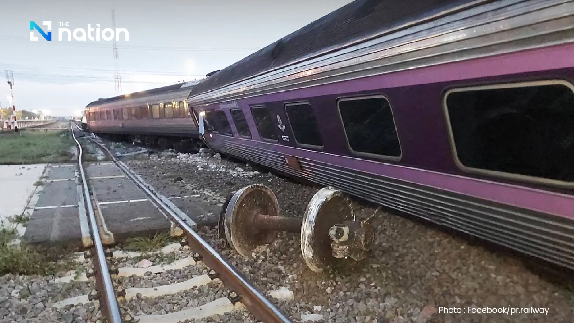 Train derails in Kui Buri, Prachuap Khiri Khan, multiple injuries reported