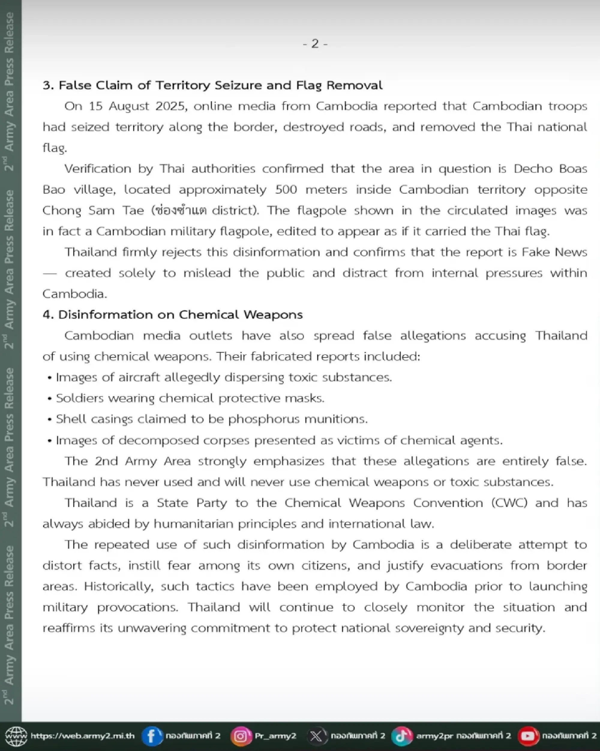 Thai Army shows landmine proof, rejects Cambodia’s disinformation at border