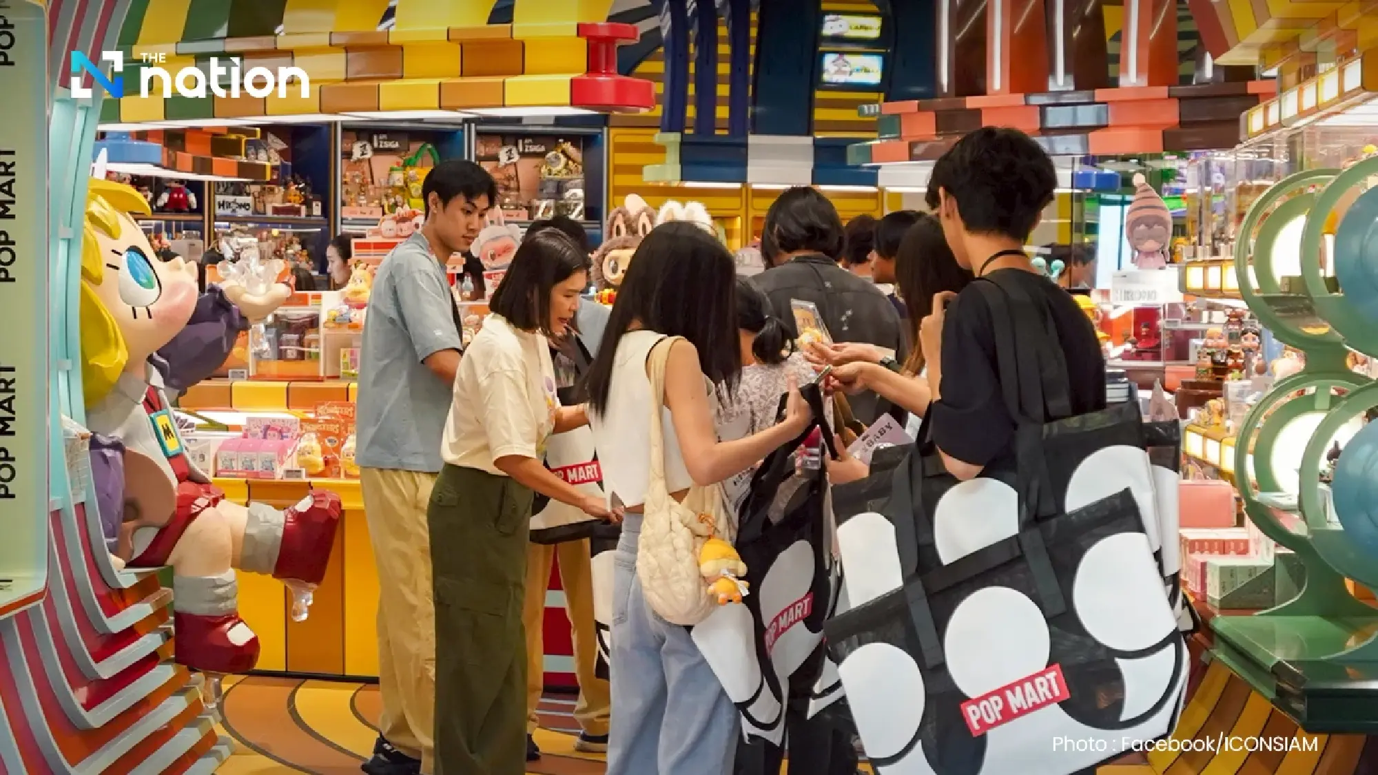 Crowds pack ICONSIAM for world’s largest POP MART store opening