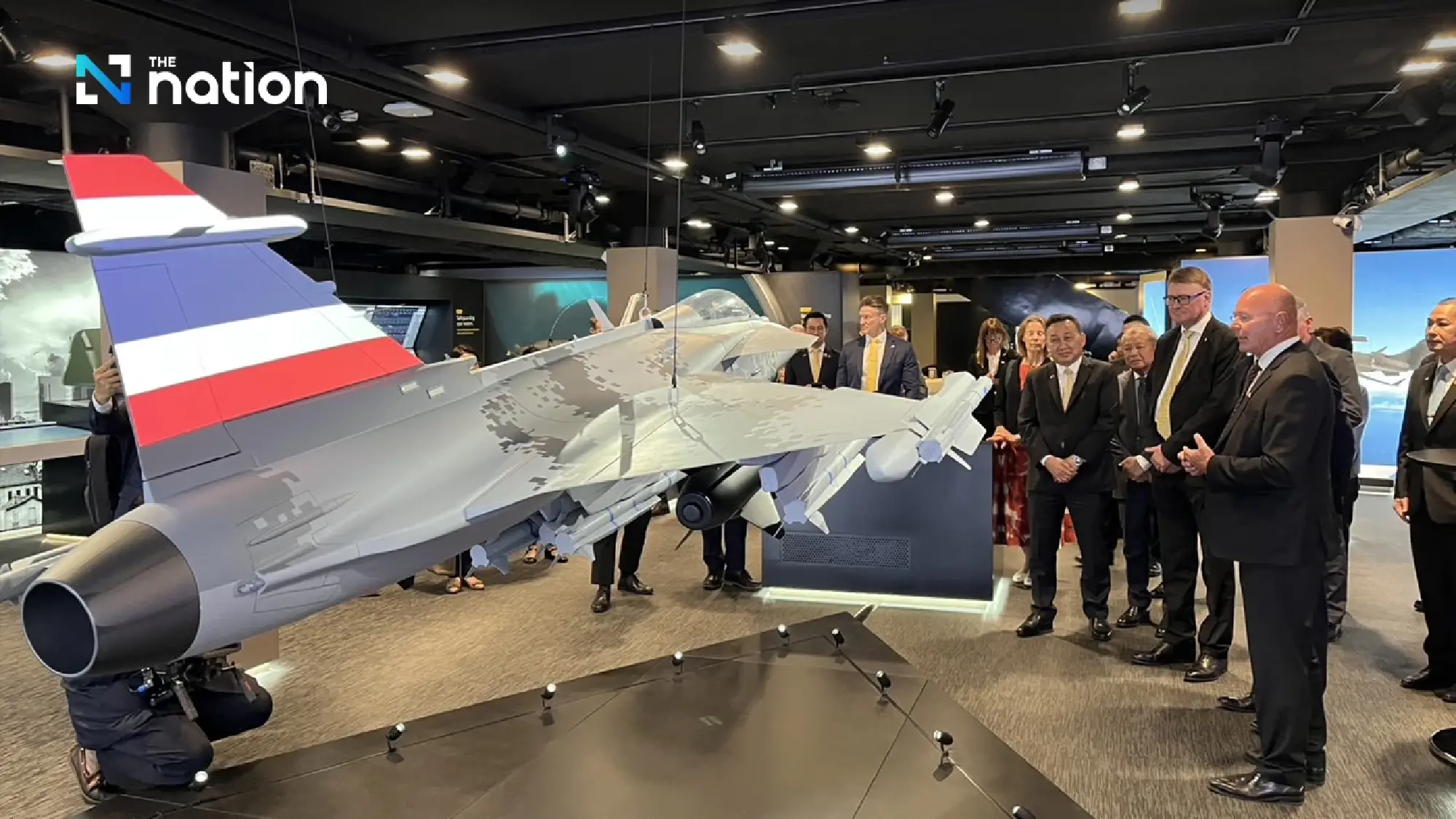 Thai foreign minister visits Saab headquarters in Sweden after Gripen jet deal