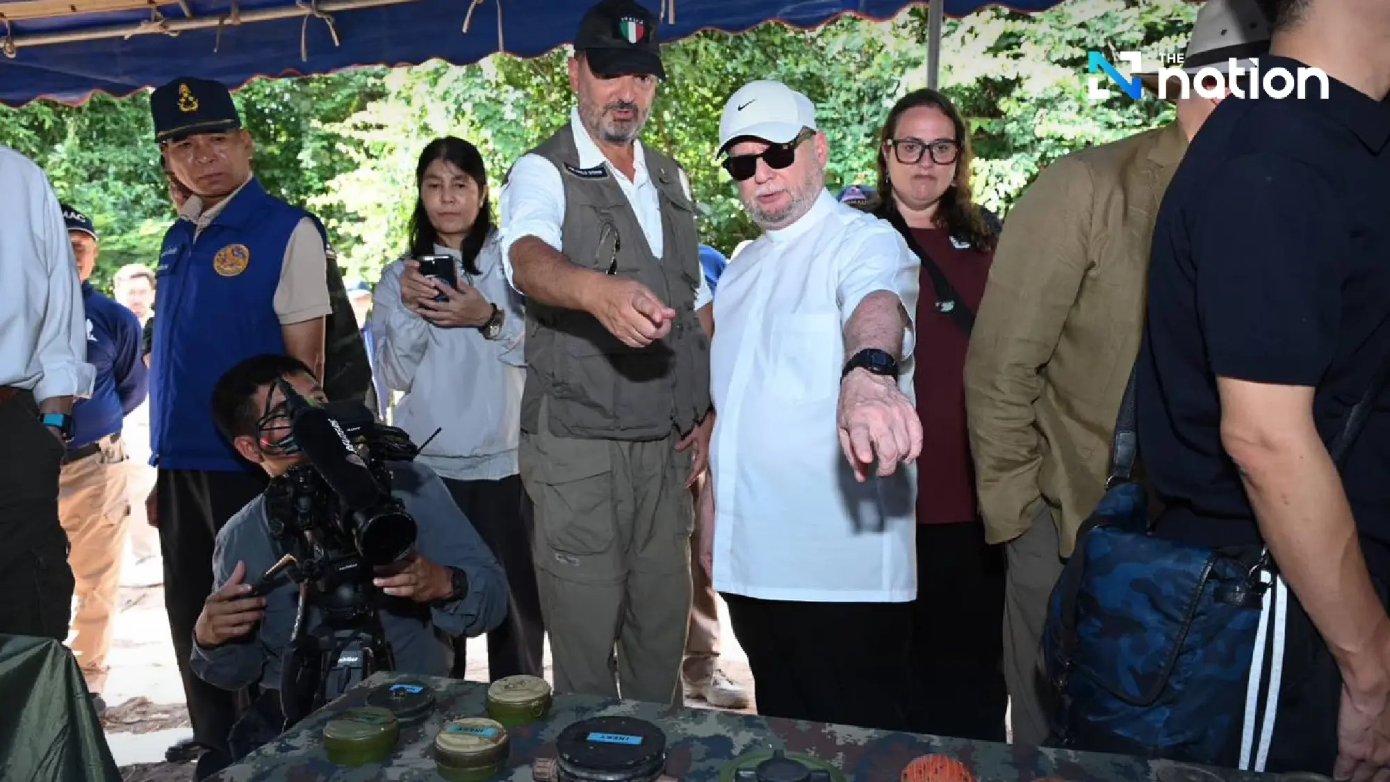 Envoys visit Phu Makua site as Thai military uncovers 46 landmines, weapons from Cambodia