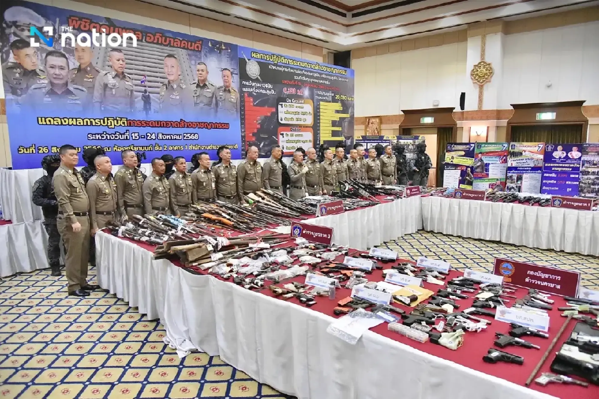 Over 5,200 suspects arrested in ten-day nationwide crackdowns on illegal firearms