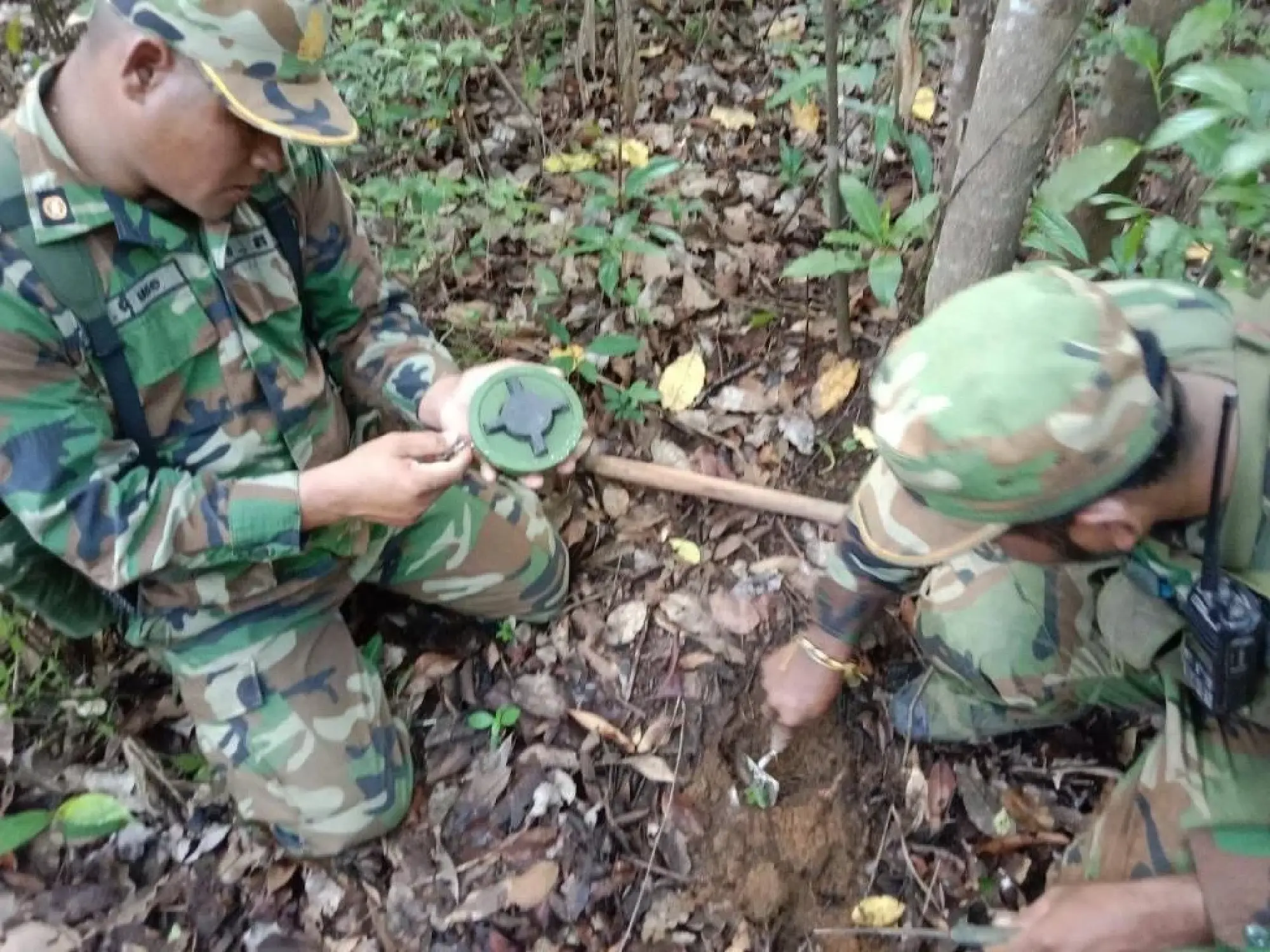 Royal Thai Navy uncovers evidence of Cambodian troops’ use of landmines
