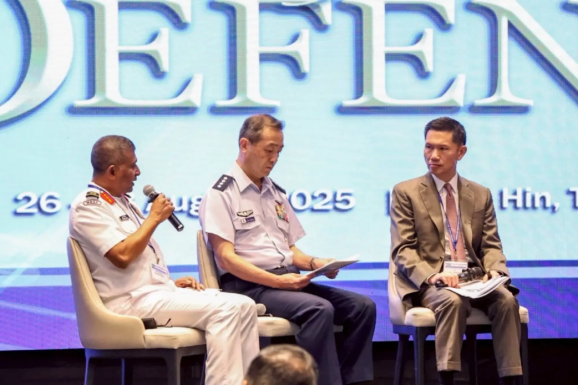 Thitinan Pongsudhirak (right)