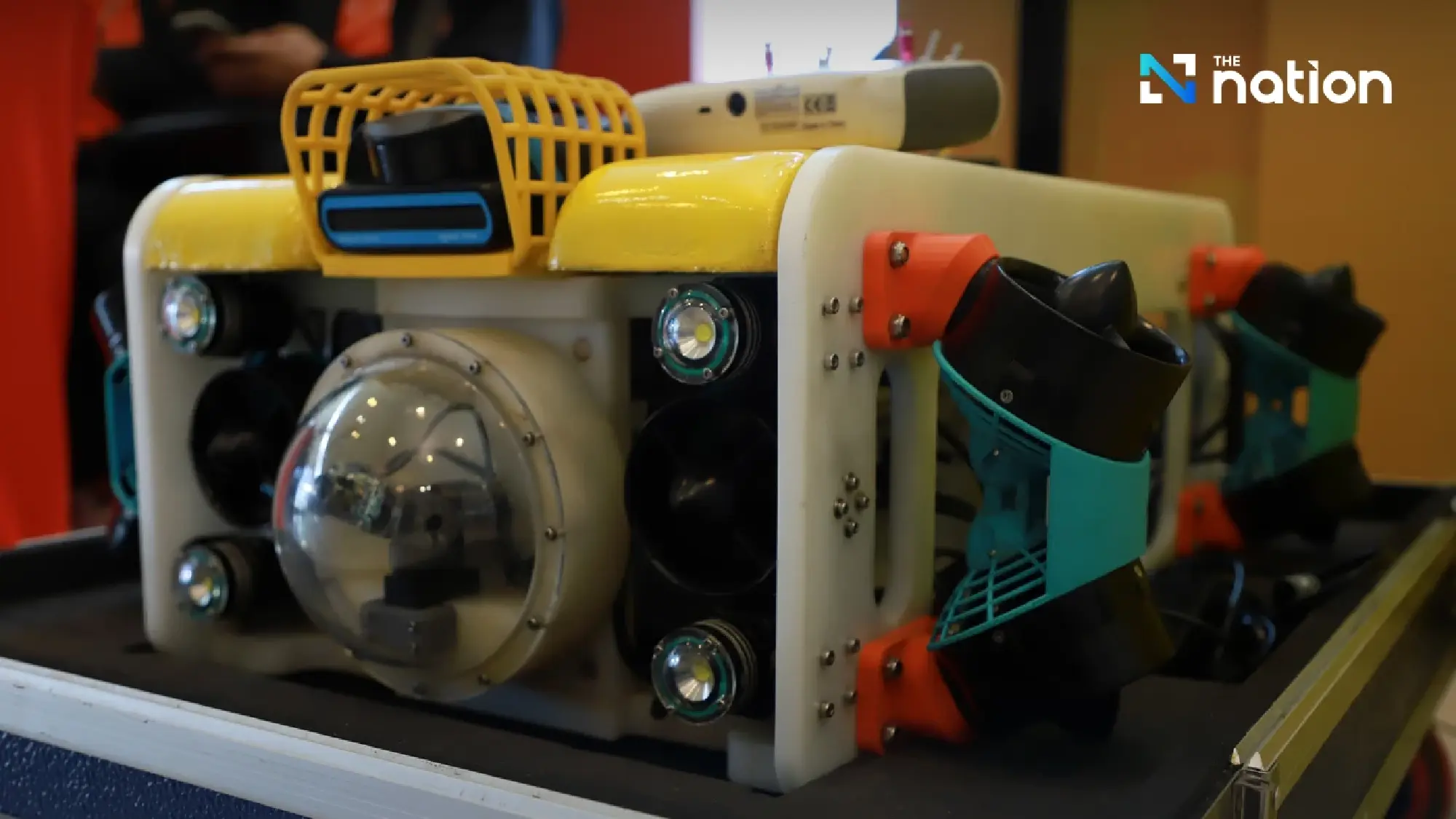 EGAT unveils unmanned underwater vehicle for safer hydro-floating solar inspections