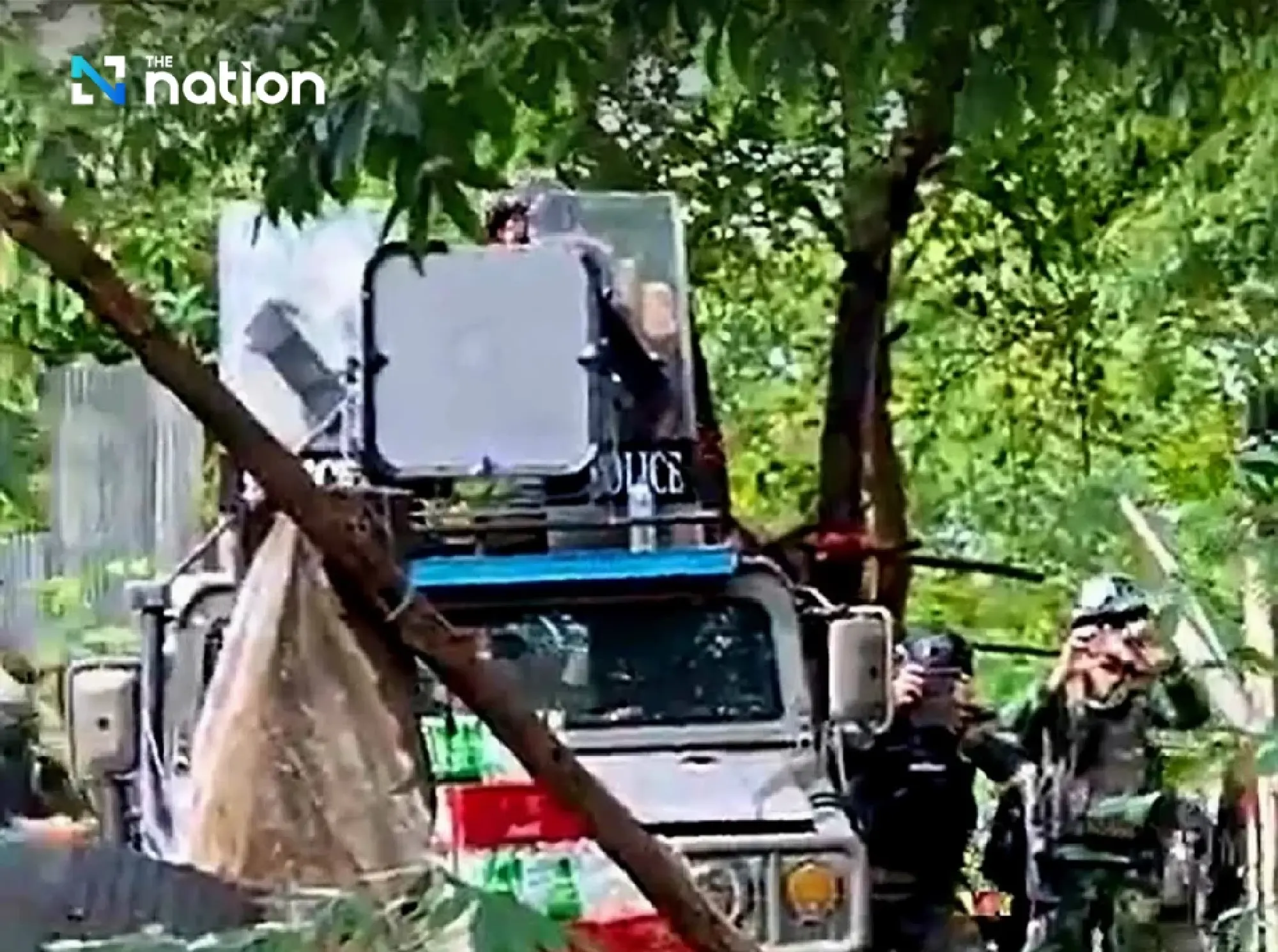 LRAD crowd-control device deployed at Thai-Cambodian border