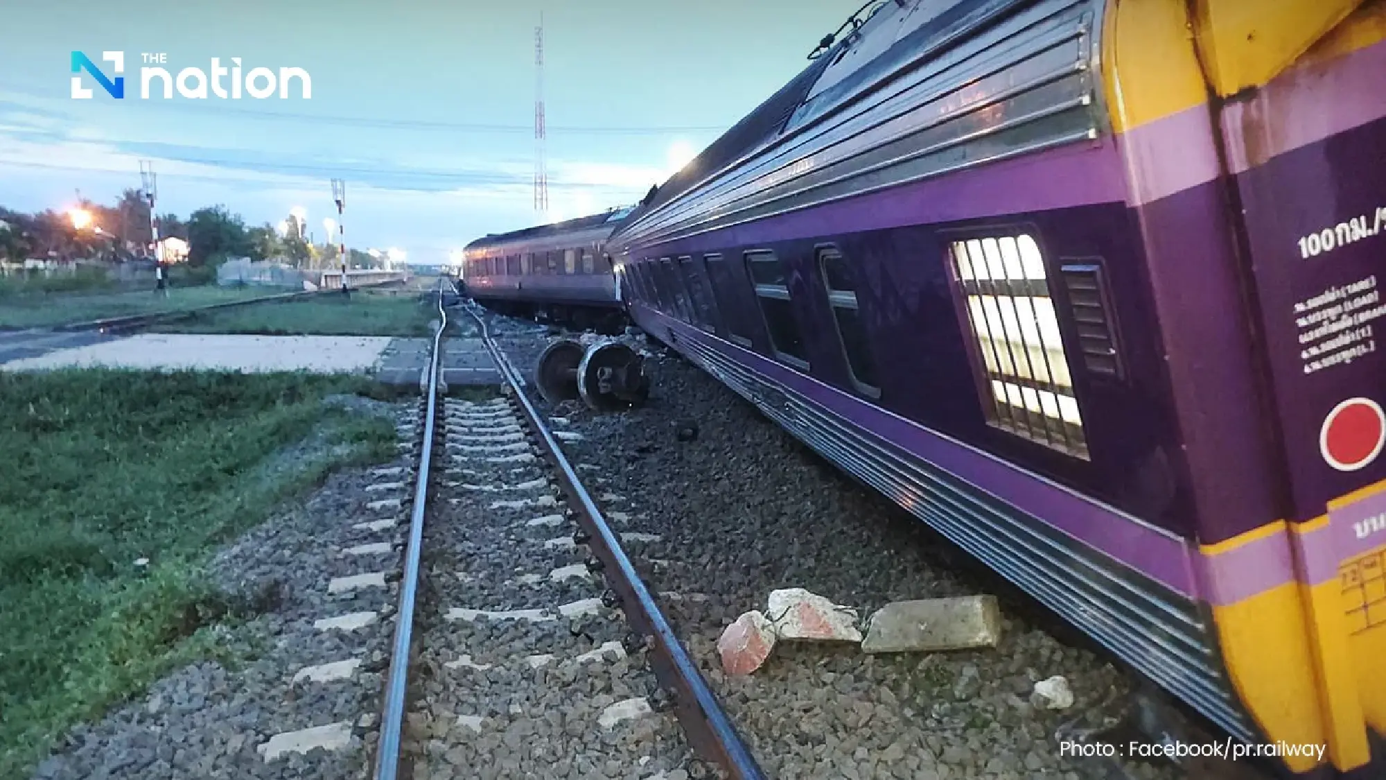 Train derails in Kui Buri, Prachuap Khiri Khan, multiple injuries reported