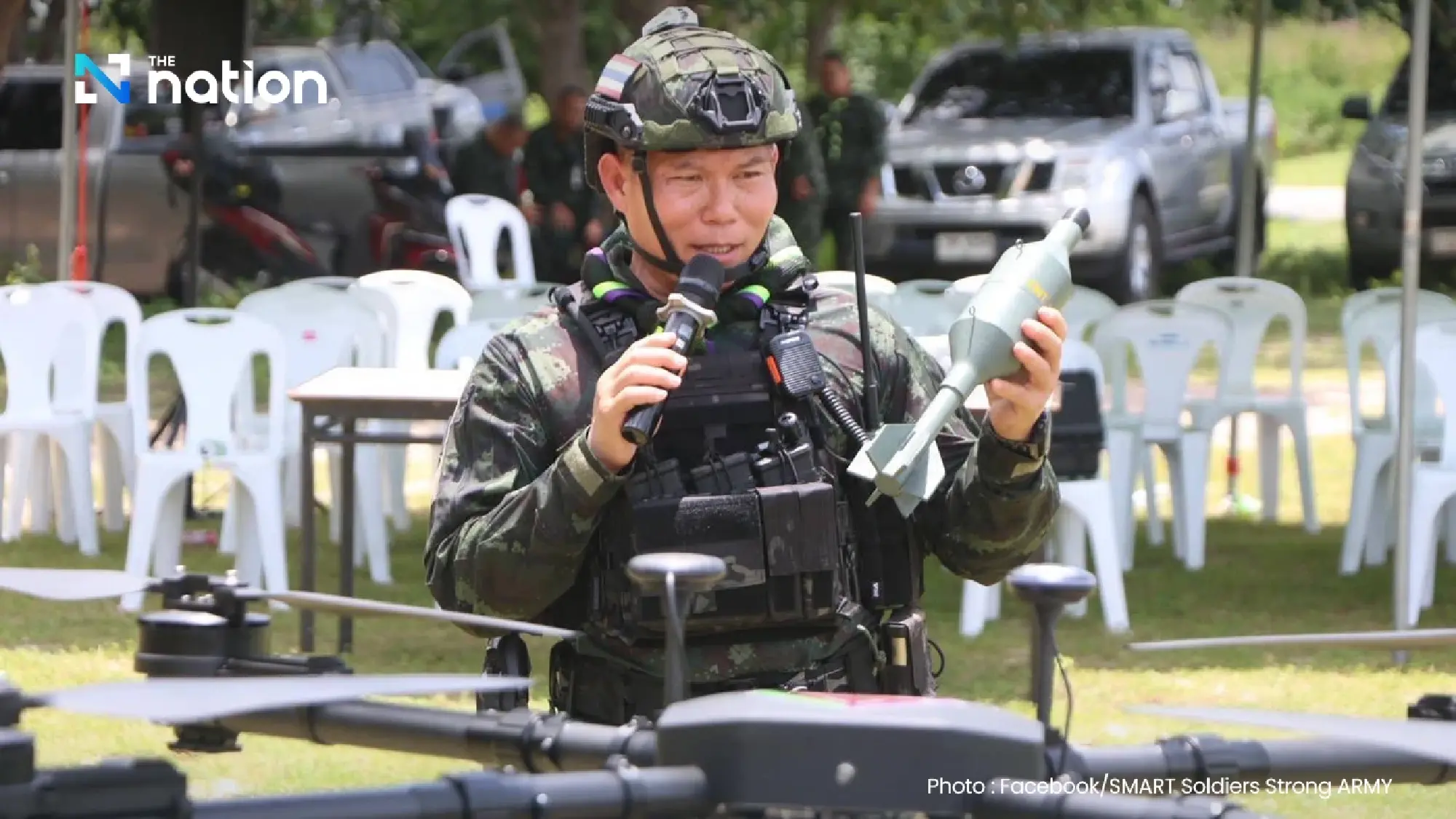 Ratchamanu Task Force holds 5th combat drone training for border defence