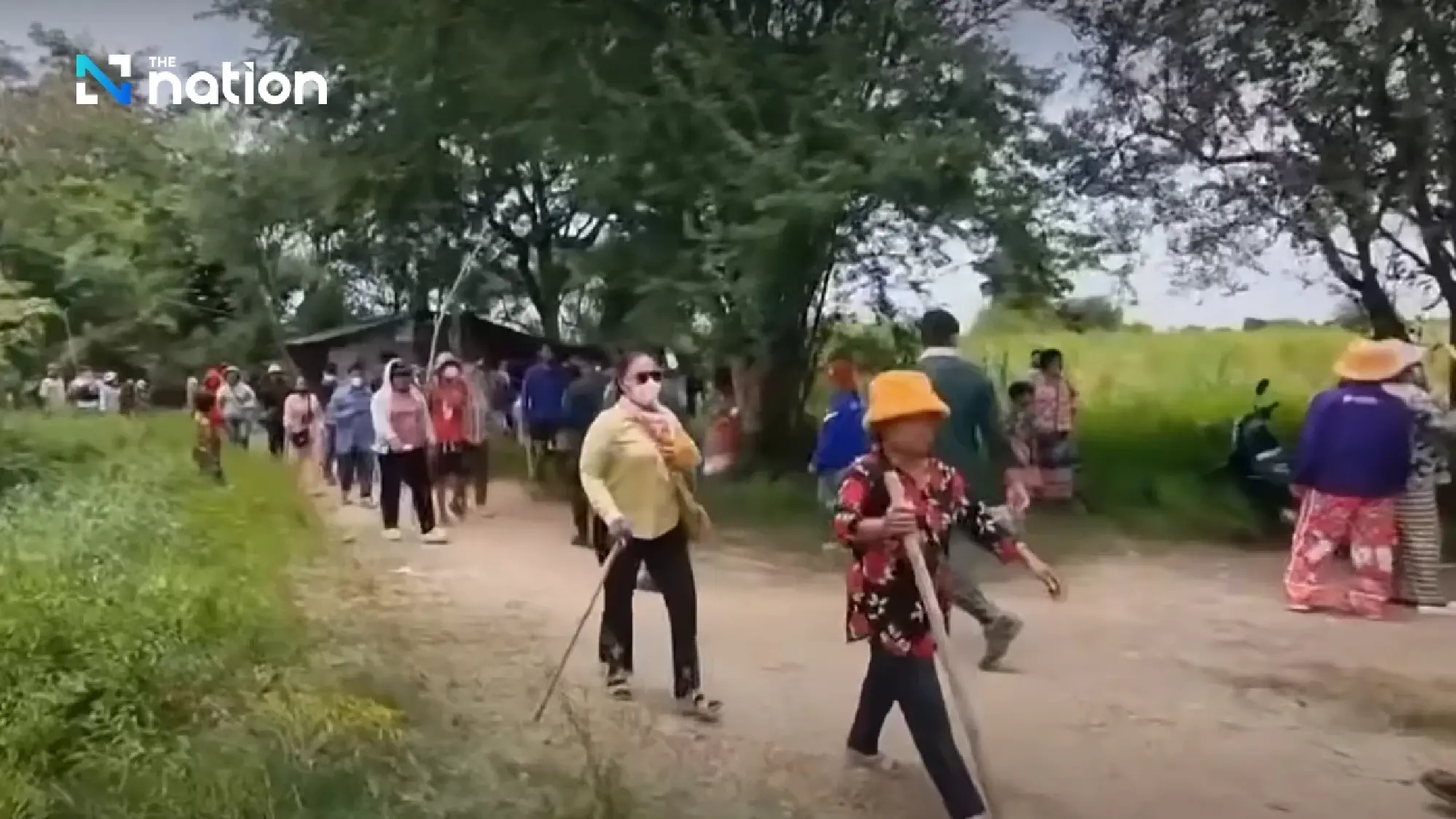 Border Patrol Police ready to support at Ban Nong Chan, await army coordination