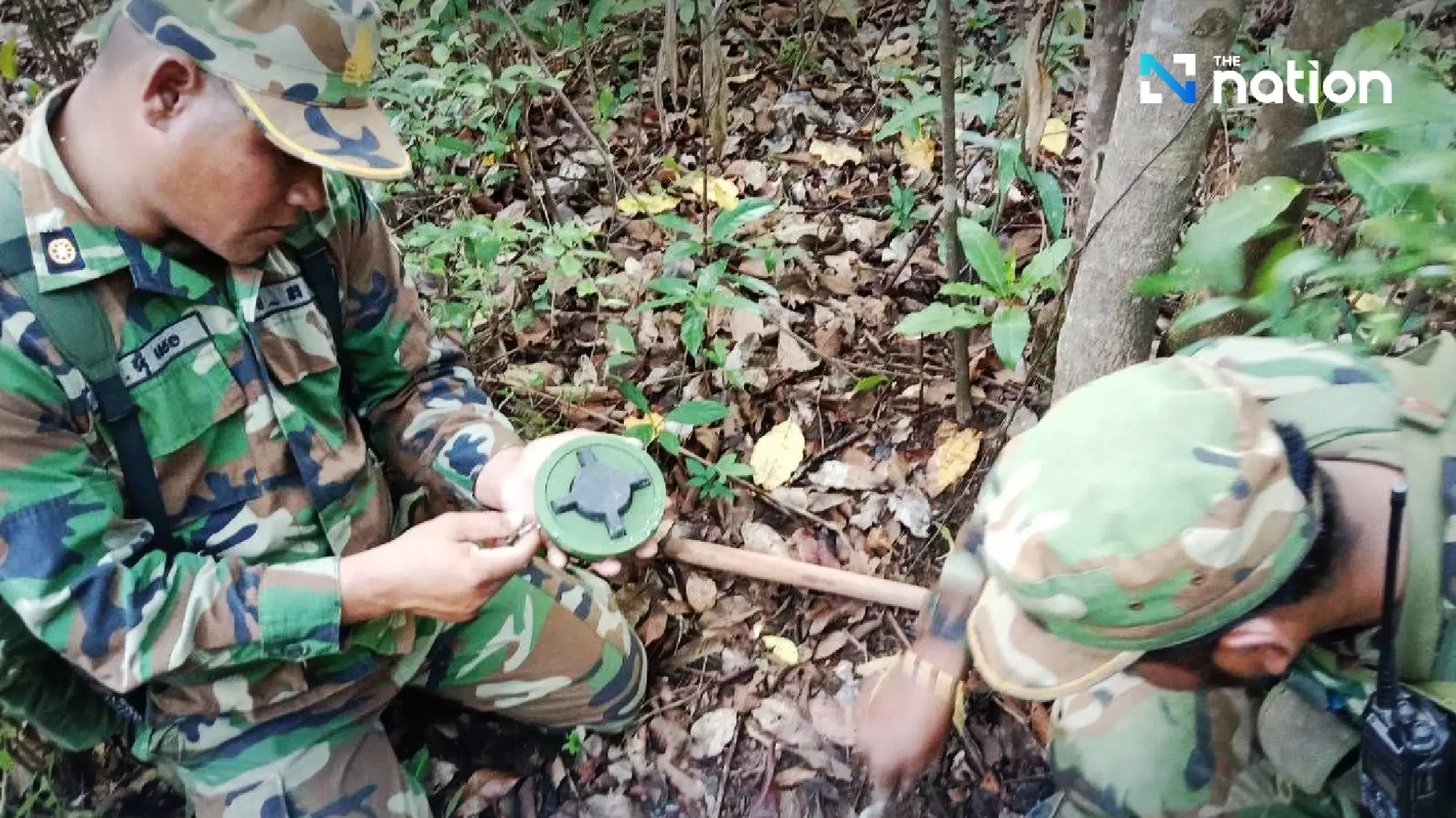 Cambodian soldier in landmine planting video identified as same from joint patrols