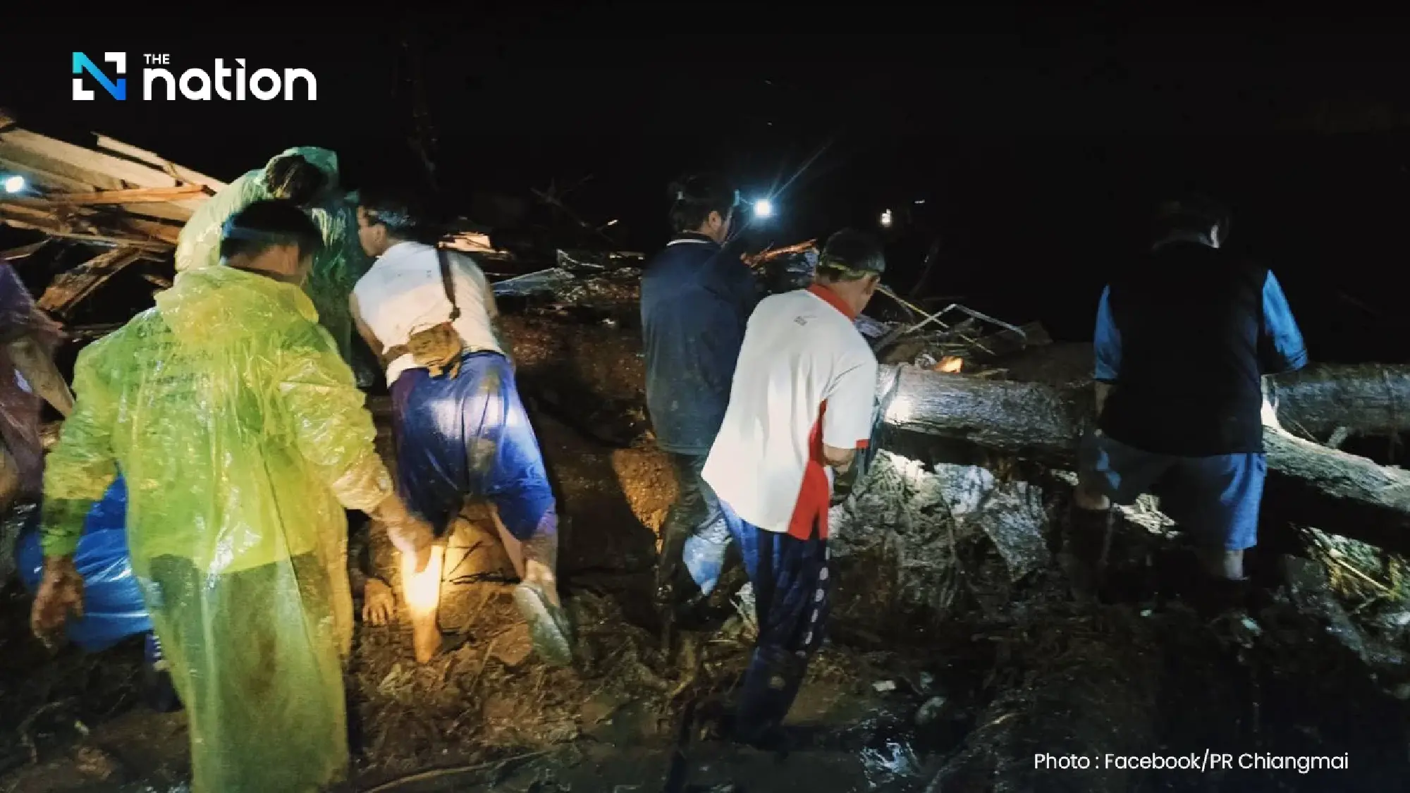 Landslide in Chiang Mai kills two, injures dozens, child missing