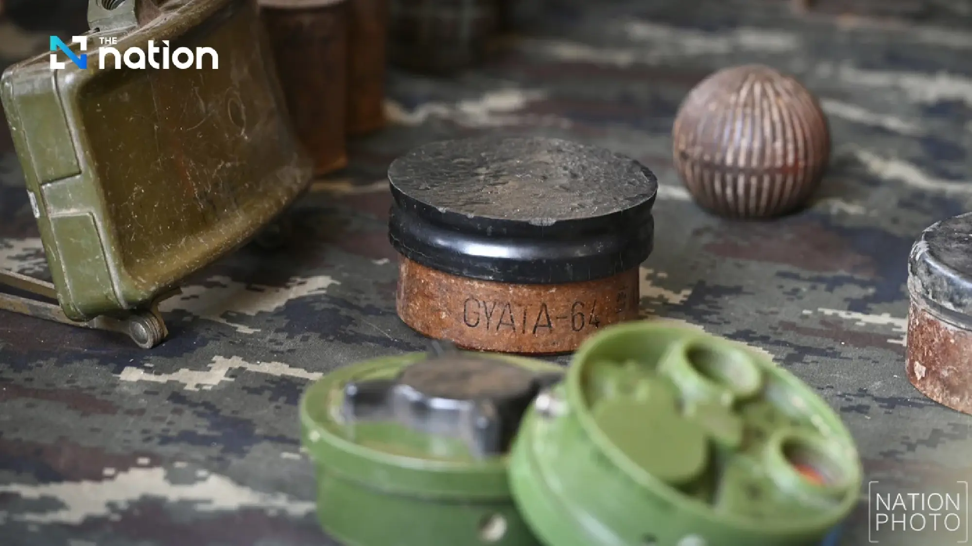 Envoys visit Phu Makua site as Thai military uncovers 46 landmines, weapons from Cambodia