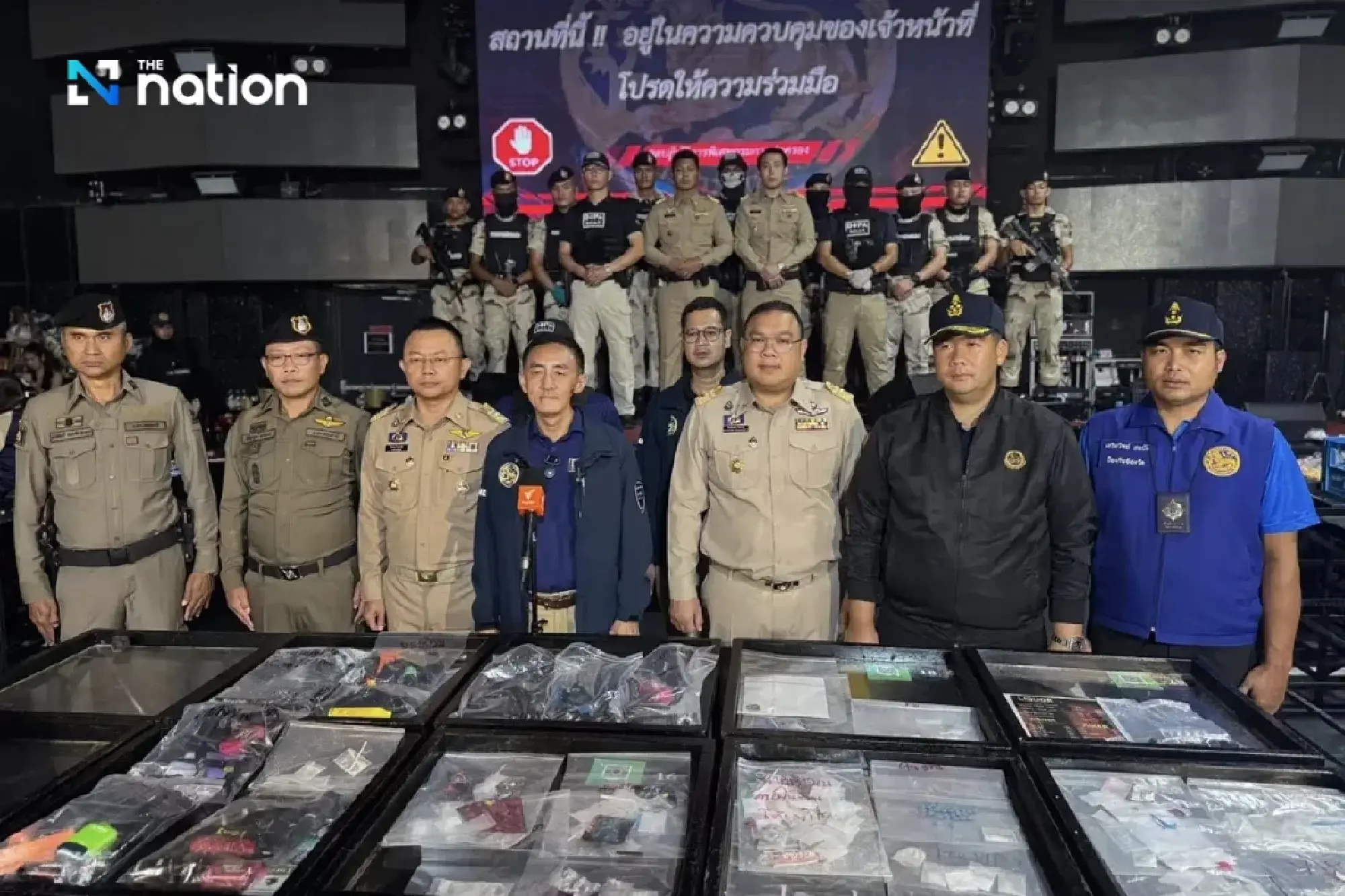 Authorities raid Pathum Thani pub, 173 test positive for drugs
