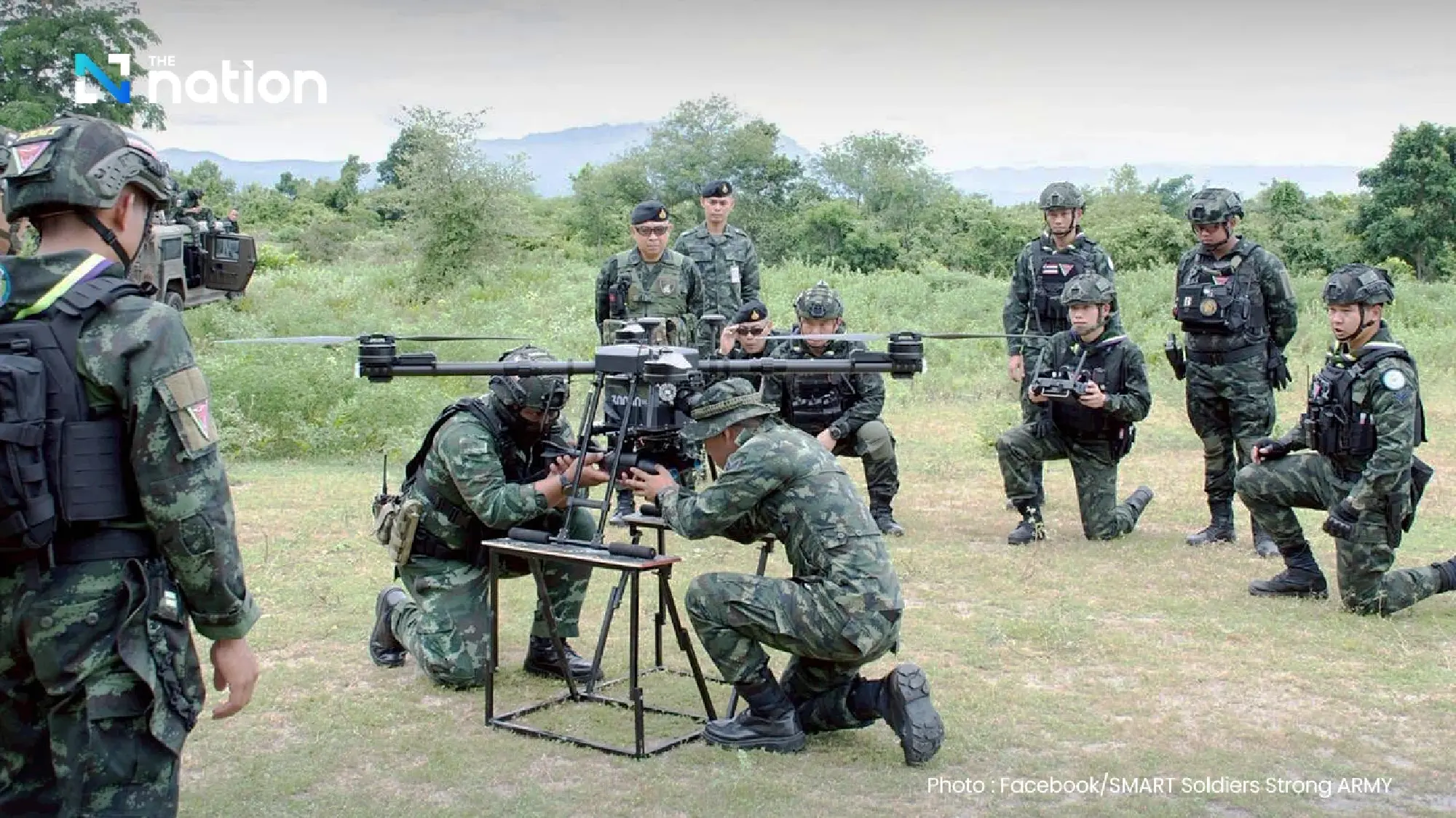Ratchamanu Task Force holds 5th combat drone training for border defence