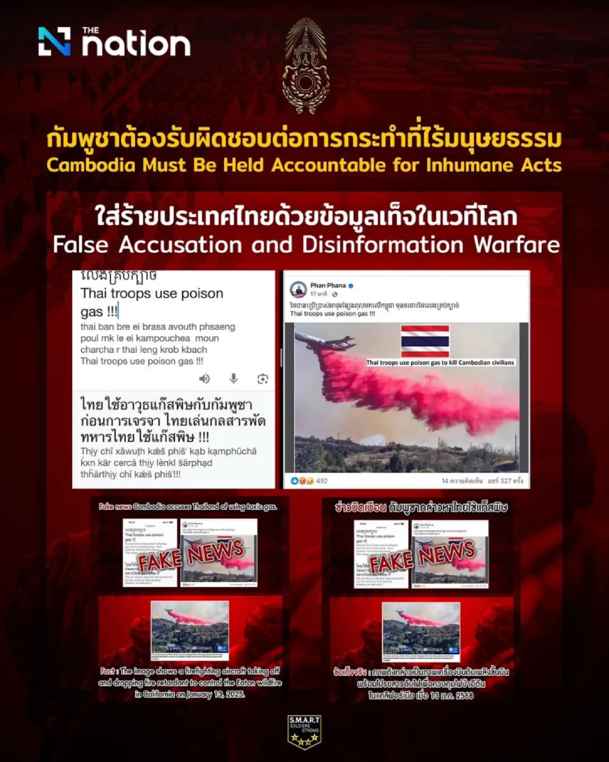 Thai Army highlights Cambodia’s violations of international humanitarian law