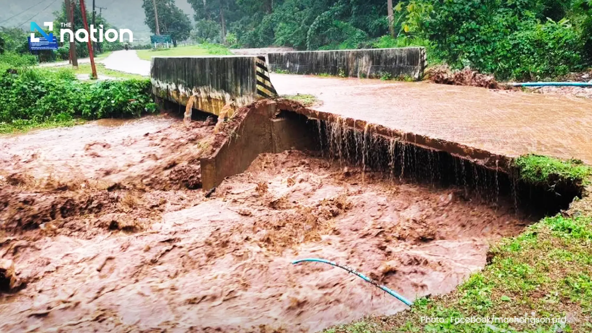Severe flooding in Mae Hong Son as heavy rain causes flash flooding in multiple areas