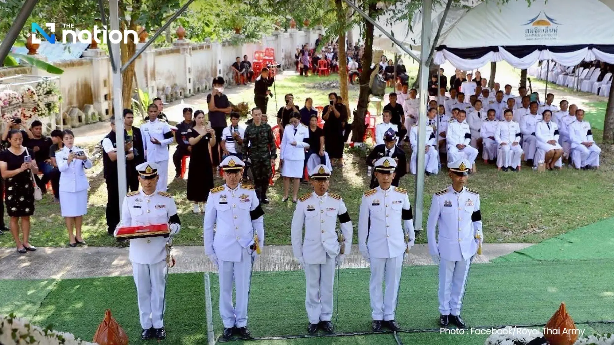 His Majesty grants royal cremations for five fallen Thai soldiers