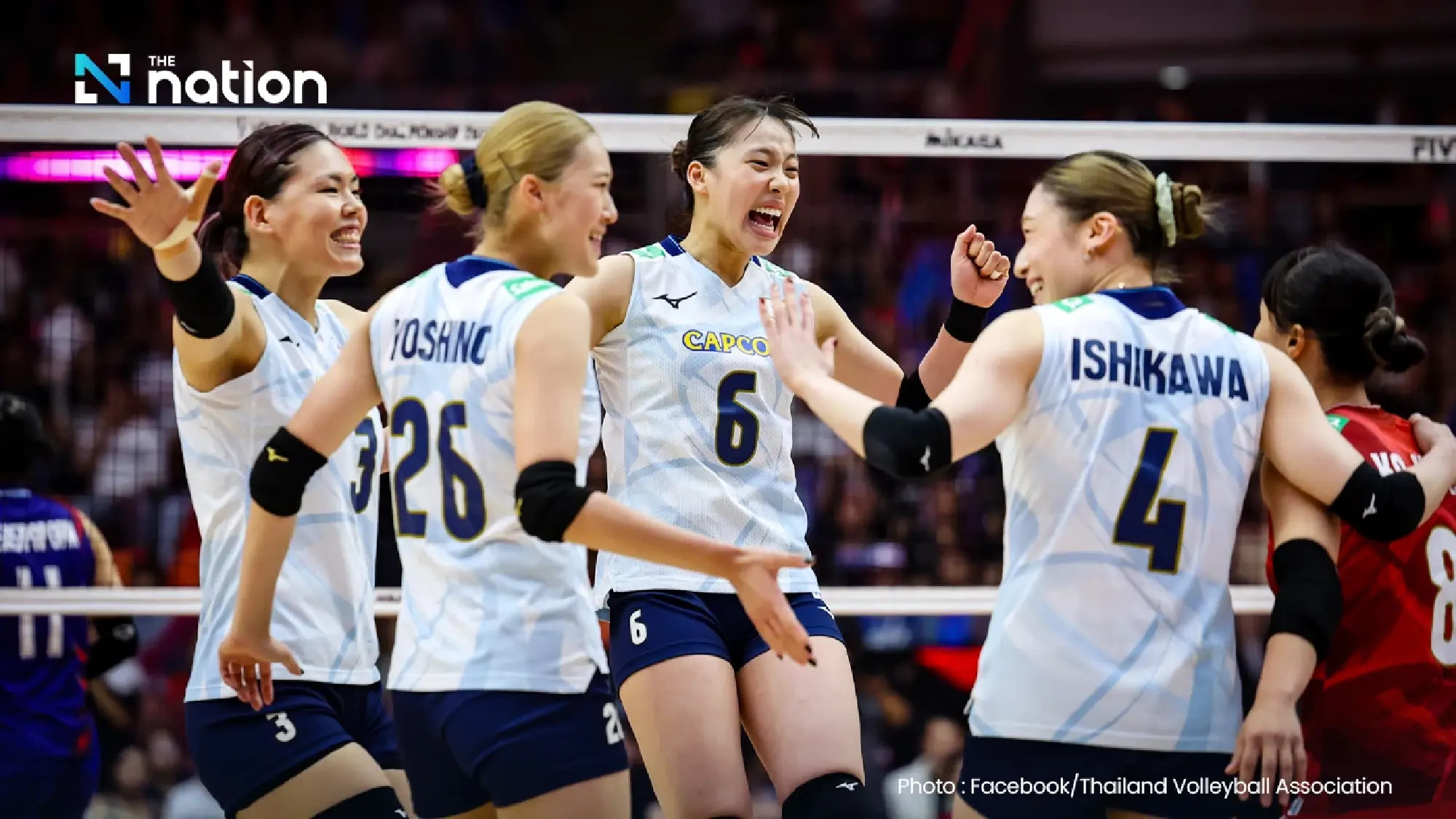 Thailand women’s volleyball team exit World Championship after 0-3 loss to Japan