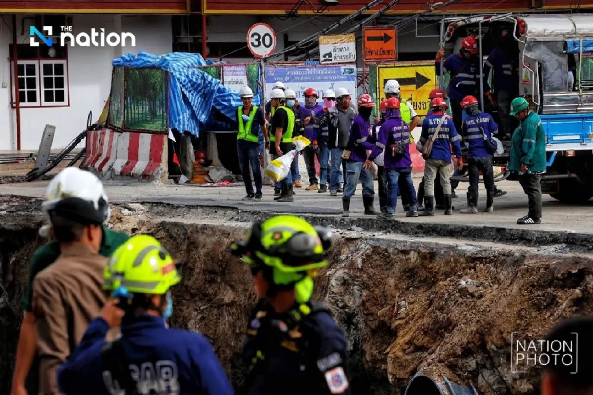 Vajira Hospital building unaffected by sinkhole, assures Suchatvee